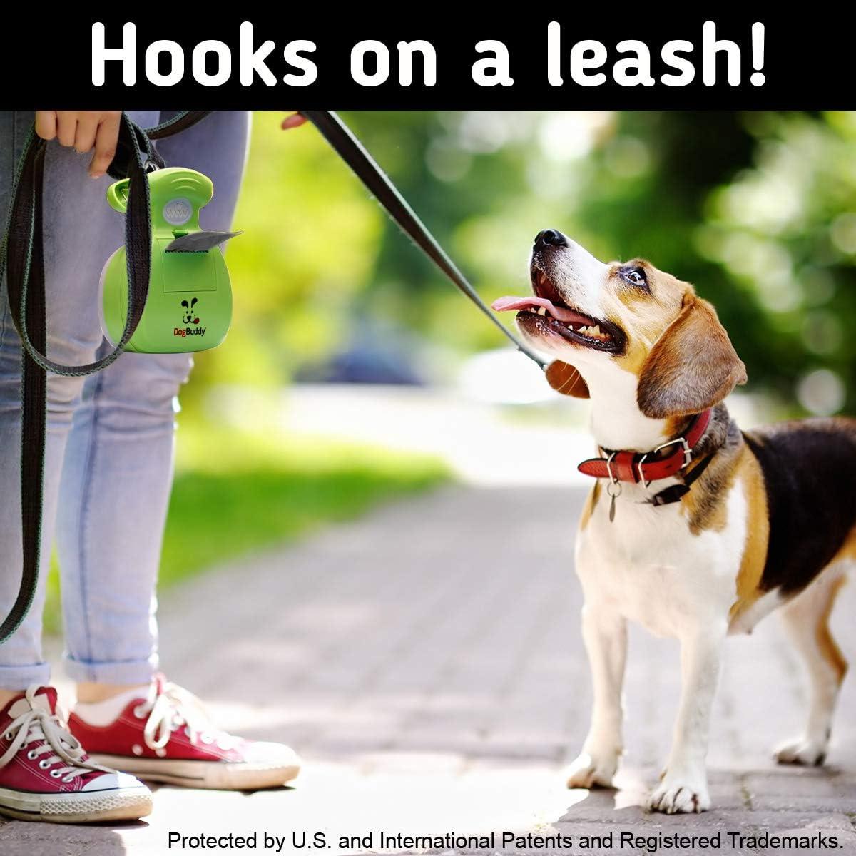 Recogedor de Excremento DogBuddy Mediano Kiwi con Bolsas