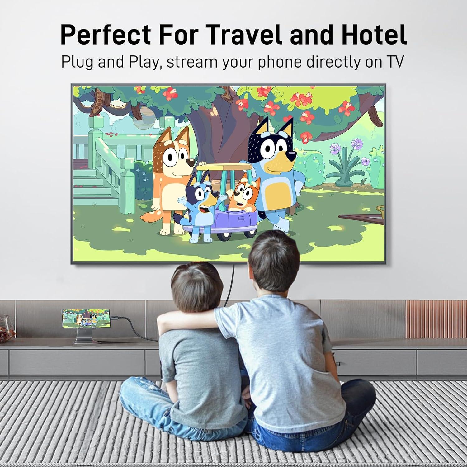 Cable USB C a DisplayPort 1m 4K@60Hz Thunderbolt 3/4/5