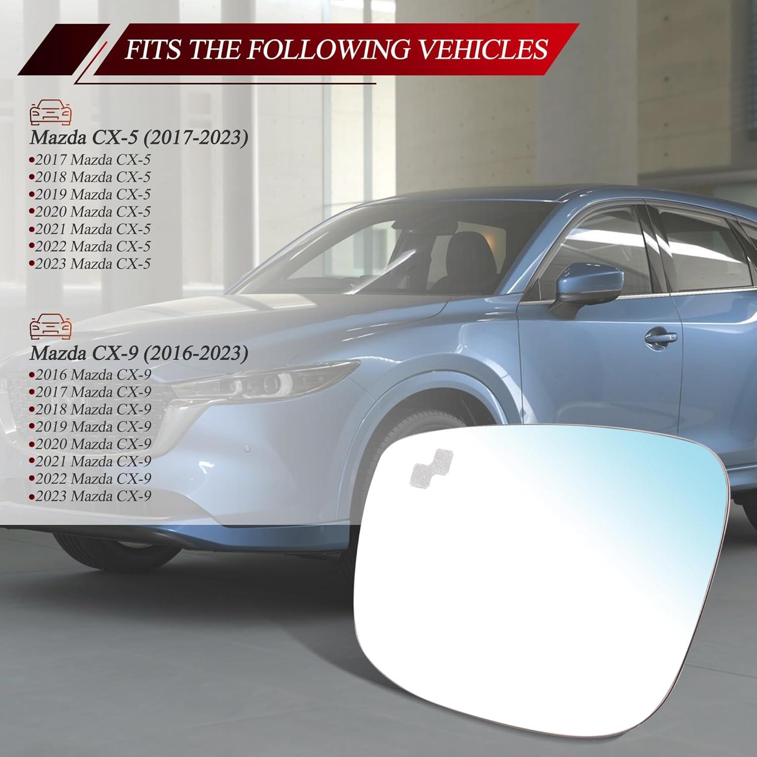 Cristal Espejo Lateral Izquierdo Calefaccionado GrteRokky CX-5/CX-9