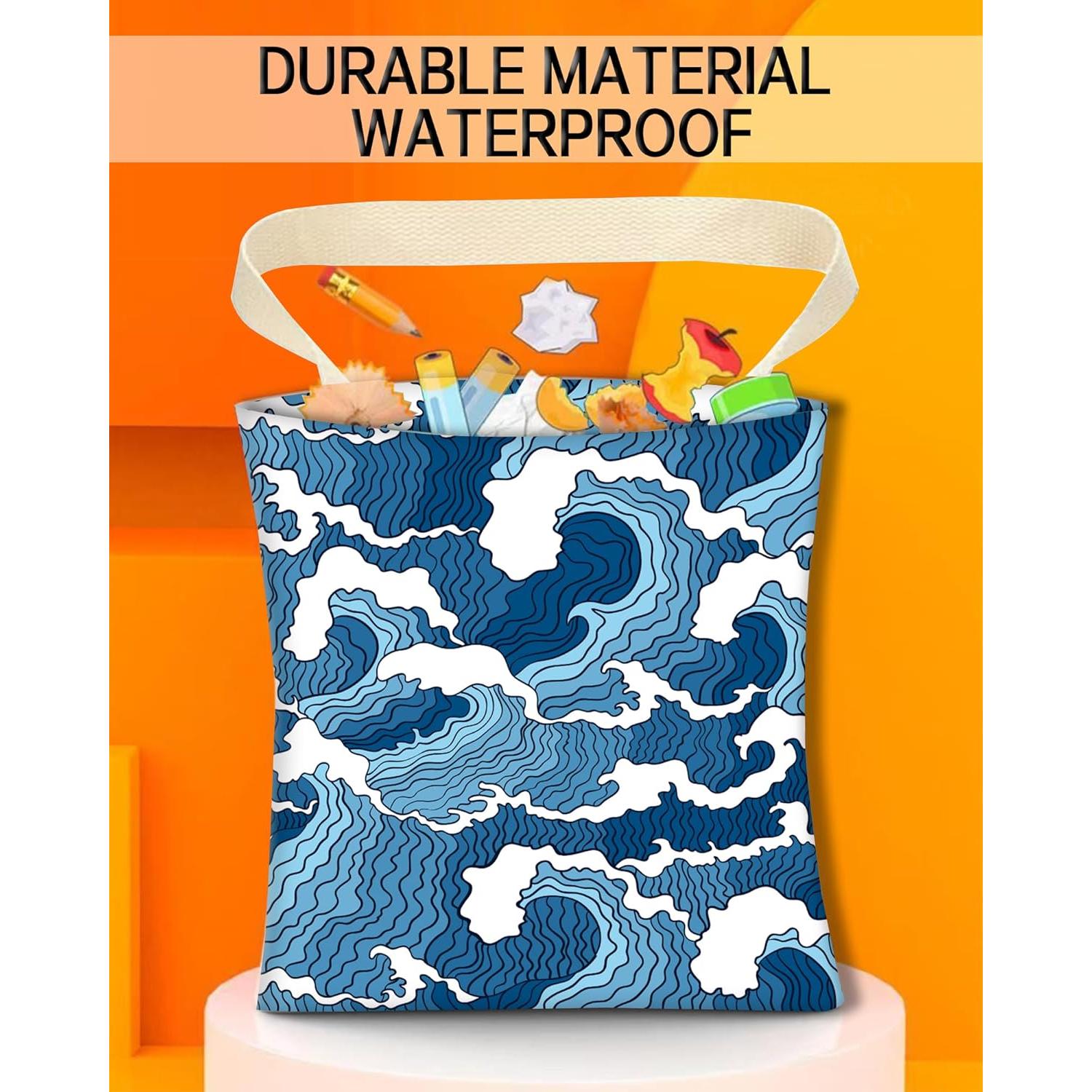 Basurero Colgante para Auto ANKVRP 5L Mar Azul Resistente