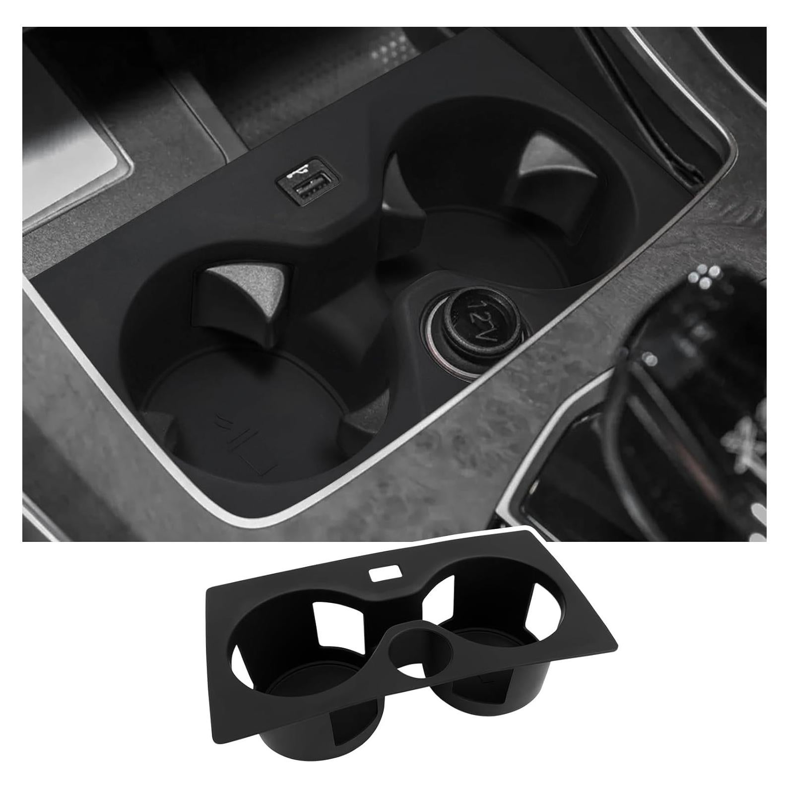 Portavasos Adaptador Utiiy para BMW X5 2019-2023 Goma Antideslizante