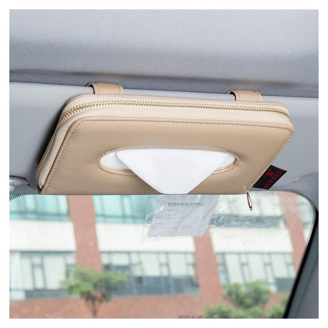 Soporte de Tejidos para Auto Cartisen Beige - Cuero Sintético