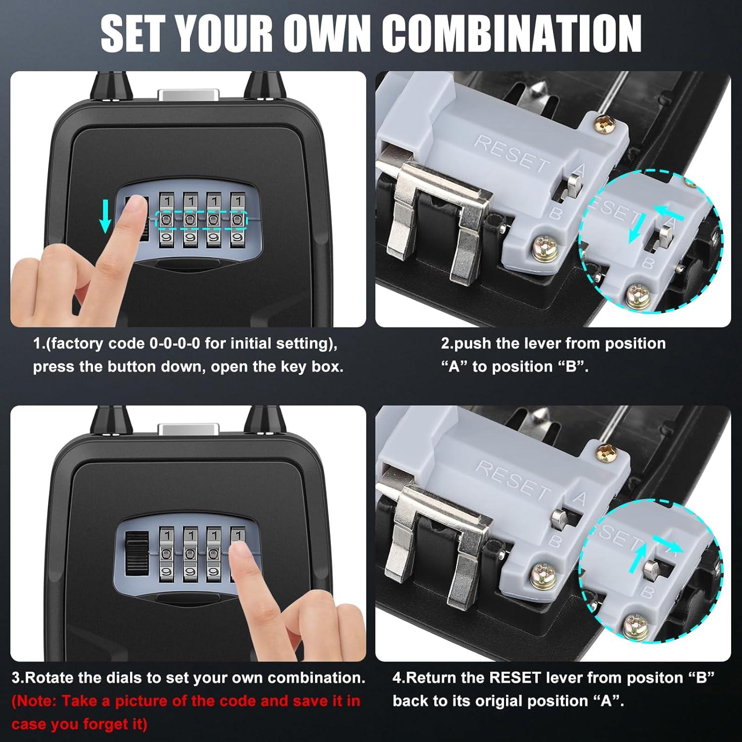 Caja de Llave Diyife con Código 4 Dígitos Impermeable