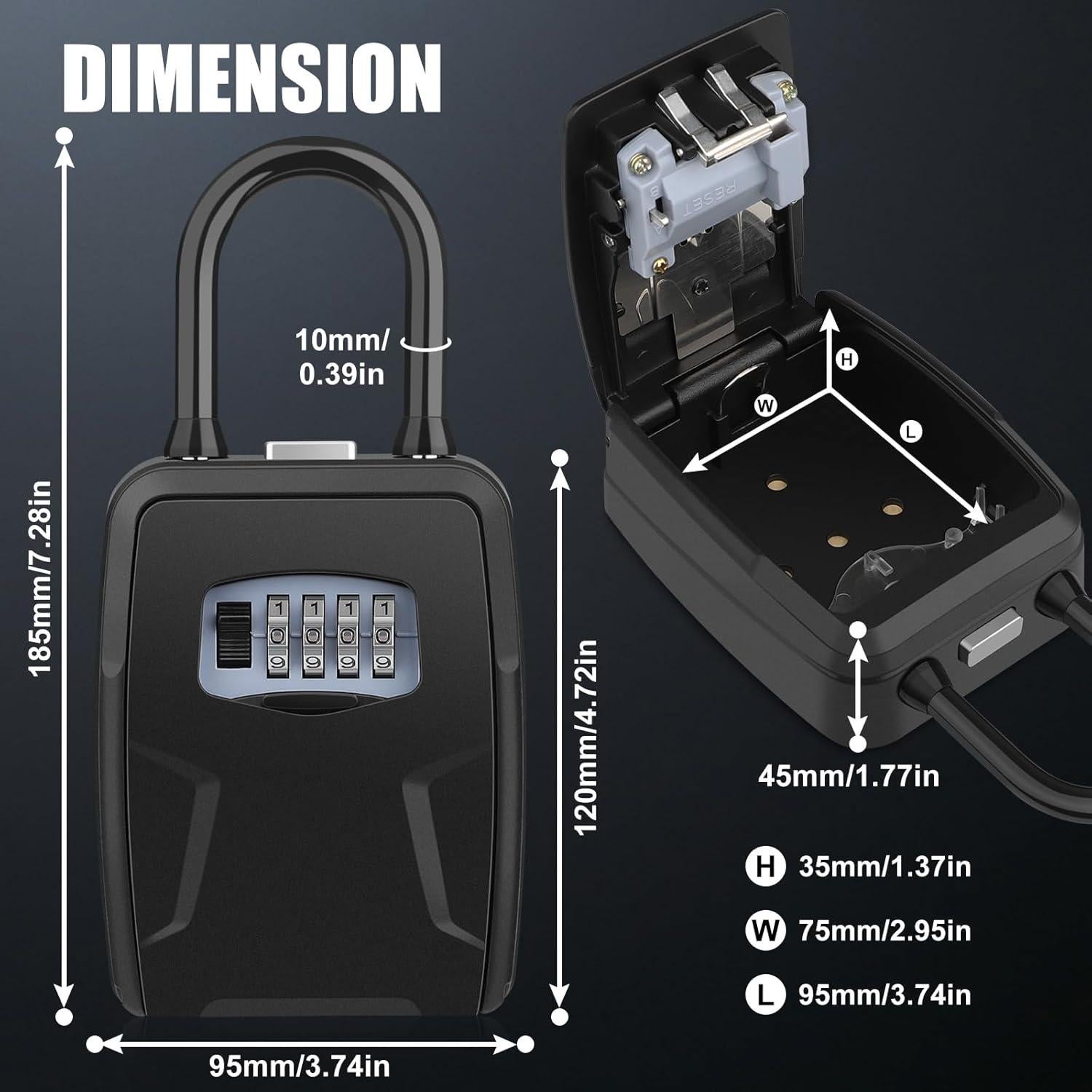 Caja de Llave Diyife con Código 4 Dígitos Impermeable