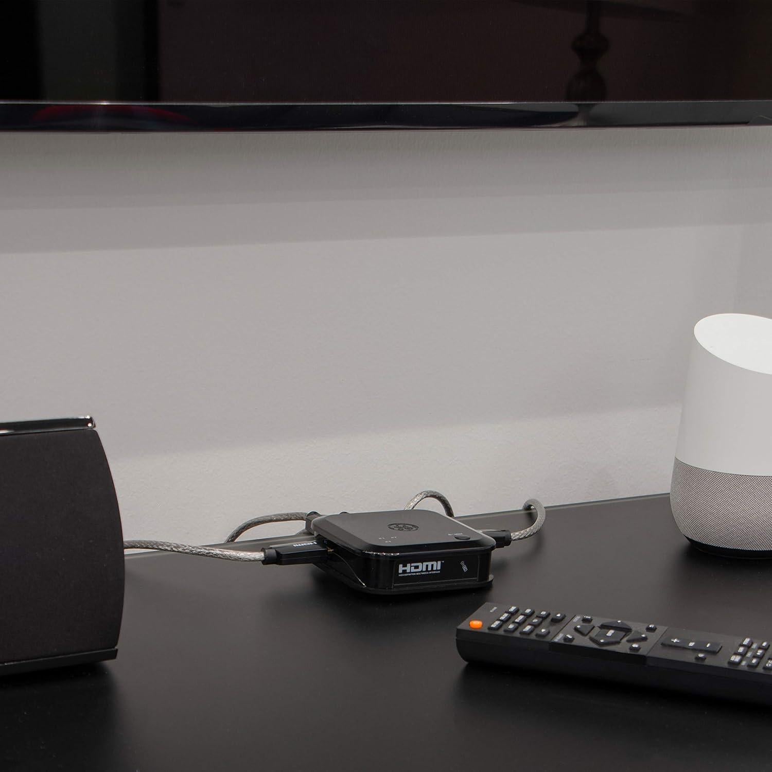 Interruptor HDMI GE 3 Entradas 1 Salida 4K @ 60Hz Control Remoto