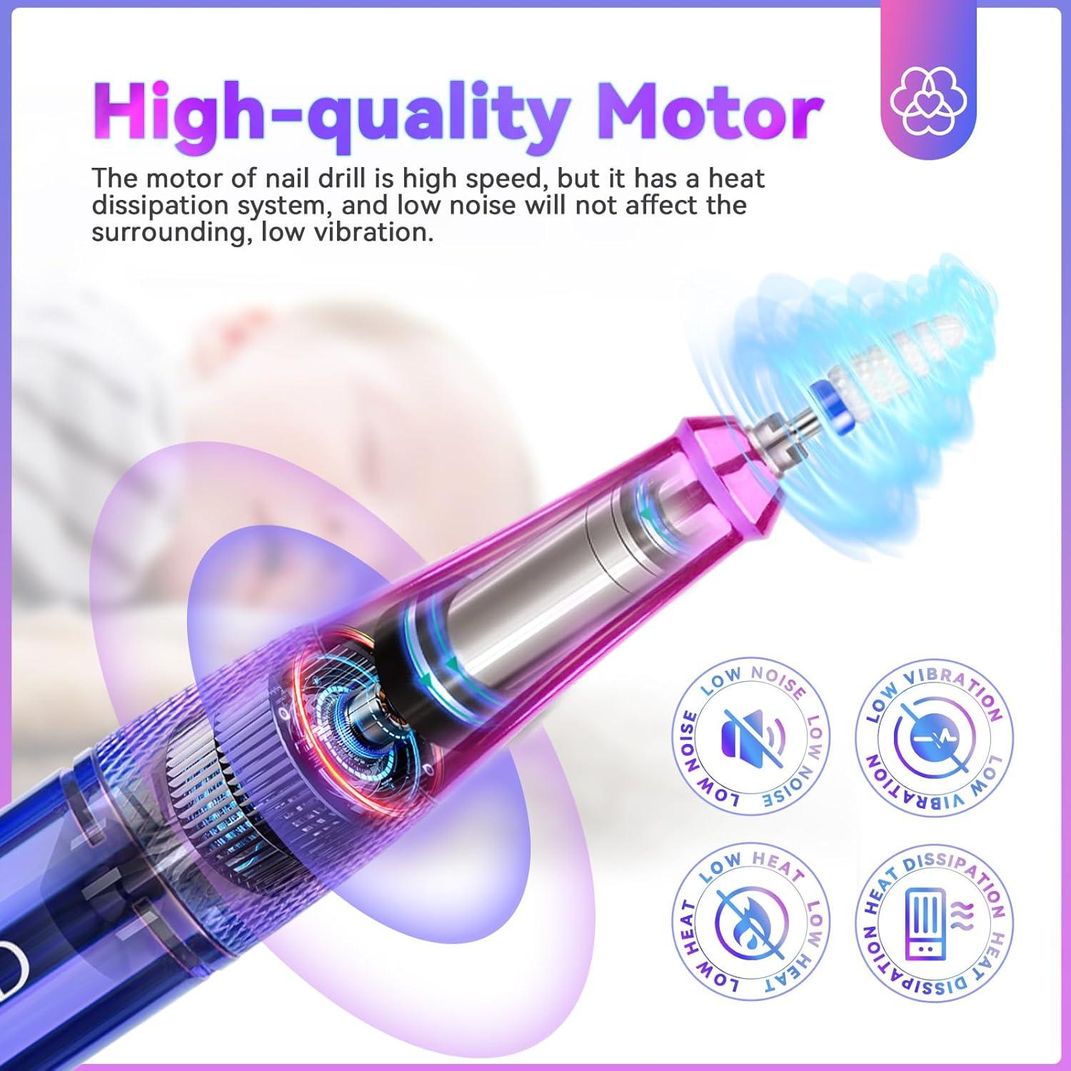 Taladro de Uñas Eléctrico Saviland PRO 35000RPM Portátil