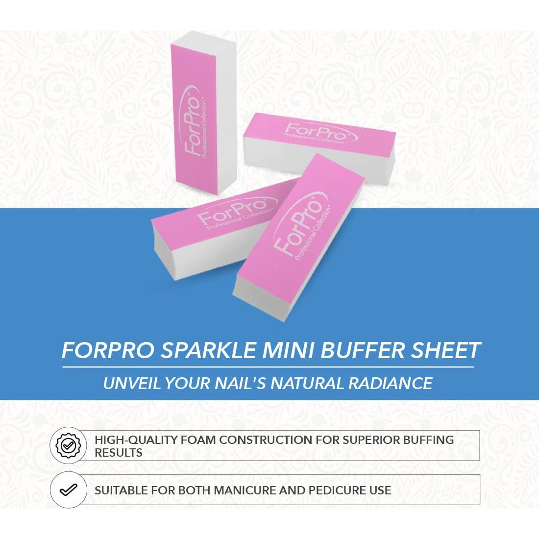 Hoja Mini Pulidora Sparkle ForPro 39 Unidades Rosa 400/4000