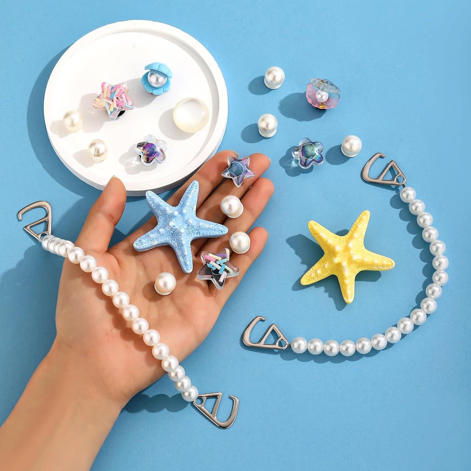 Juego de 20 Encantos de Zapatos Oceánicos para Sandalias