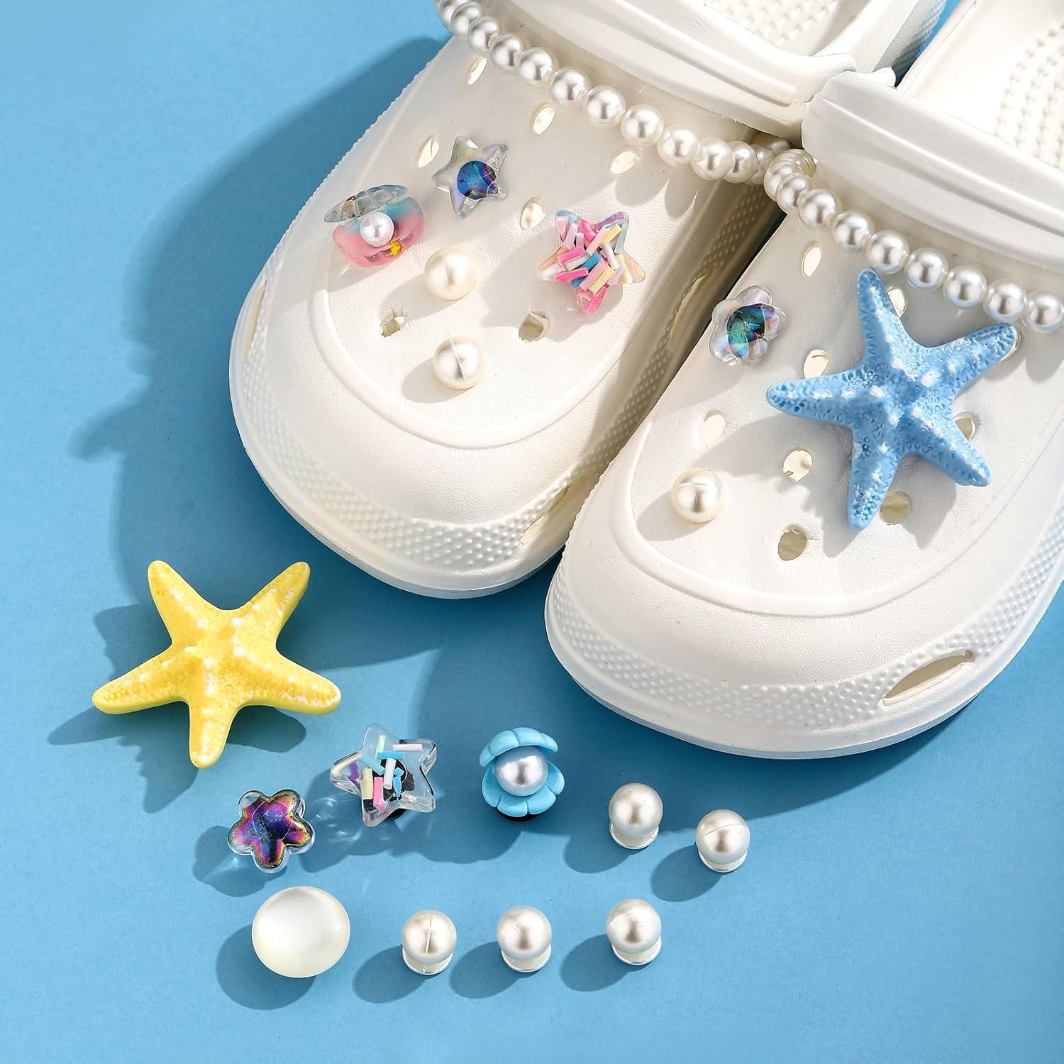 Juego de 20 Encantos de Zapatos Oceánicos para Sandalias