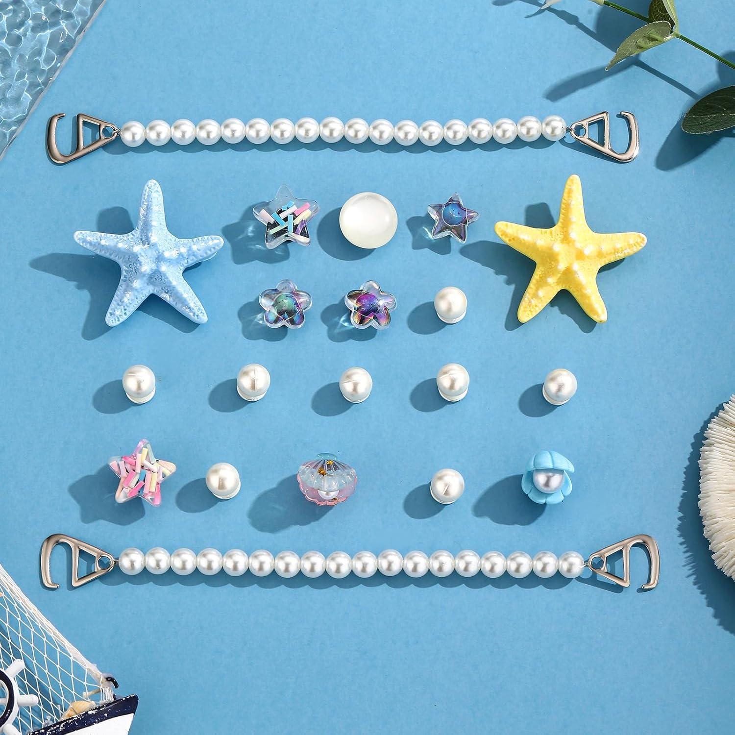 Juego de 20 Encantos de Zapatos Oceánicos para Sandalias