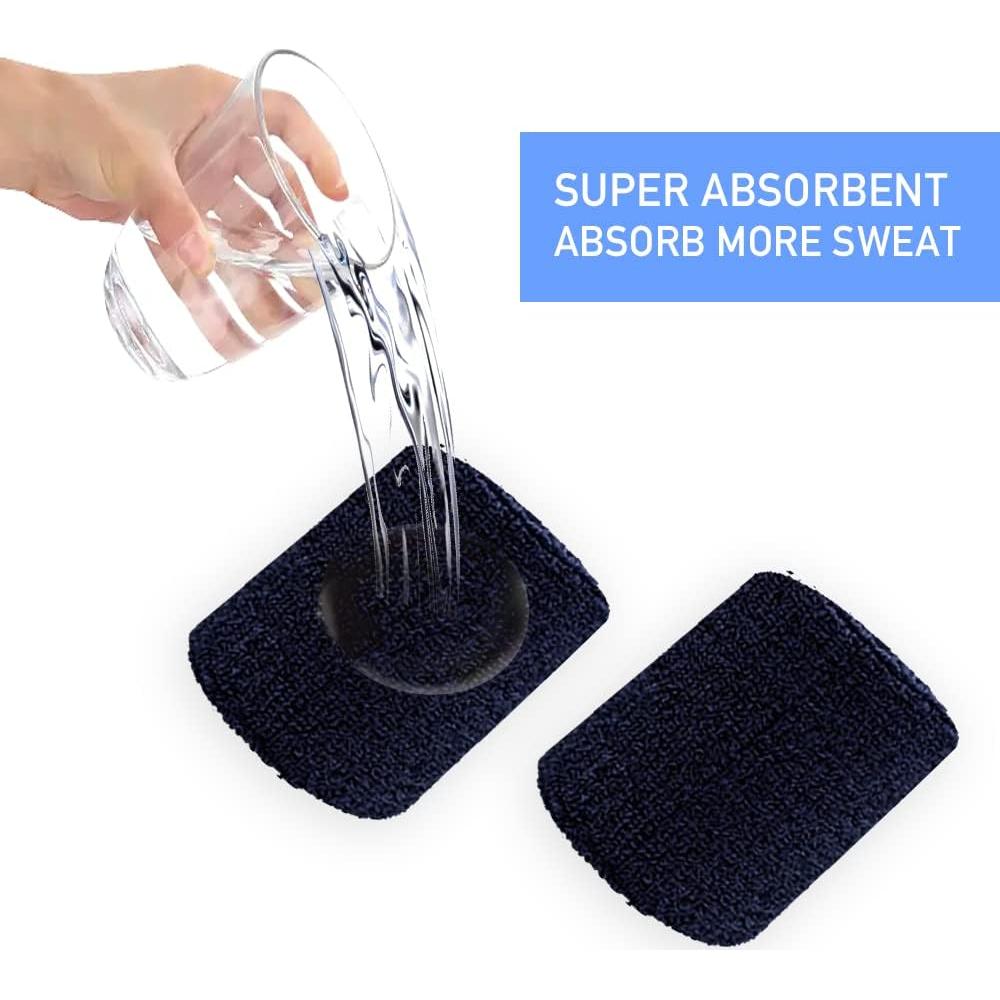 Conjunto de Banda para la Cabeza y Muñequera OKYESFLY Negro