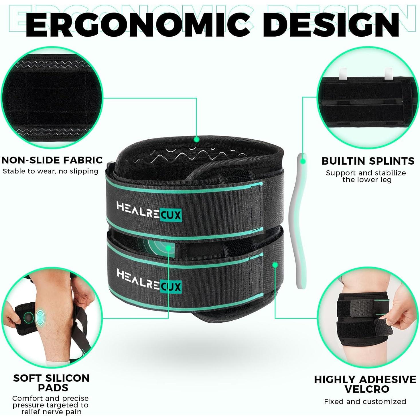 Faja Ciática Healrecux con Almohadillas de Presión - Alivio Dolor
