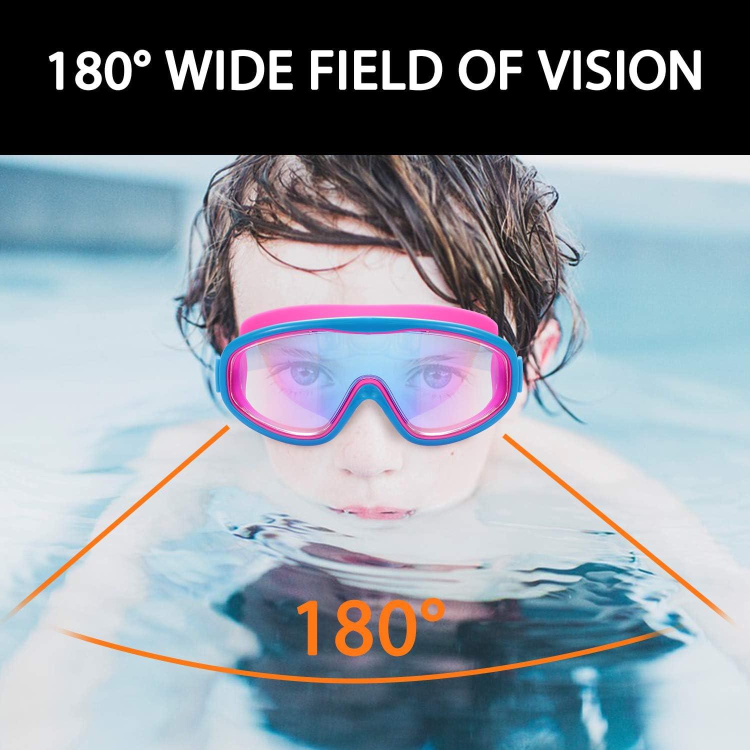 Gafas de Natación para Niños Young4us - 2 Piezas, Anti-Vaho