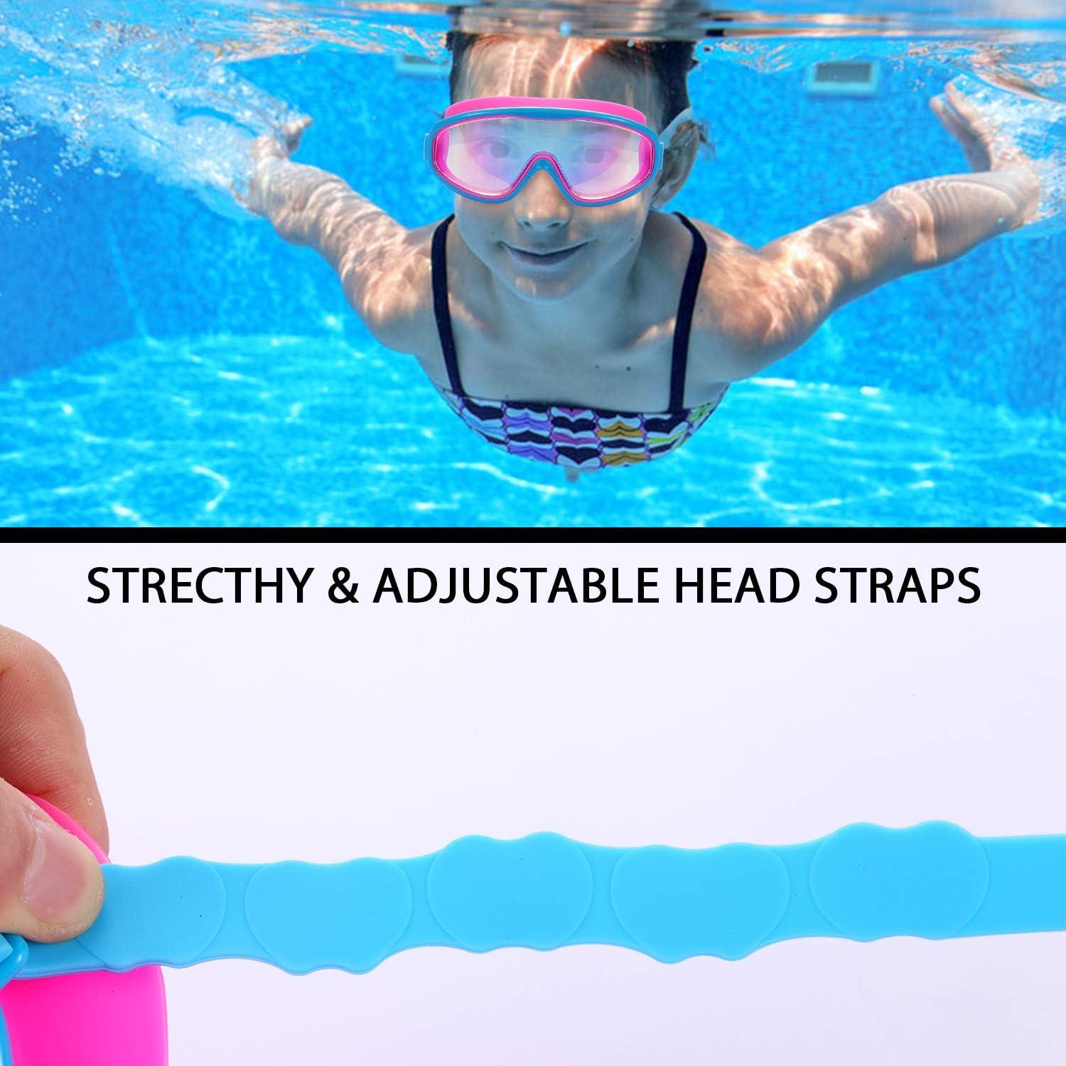 Gafas de Natación para Niños Young4us - 2 Piezas, Anti-Vaho