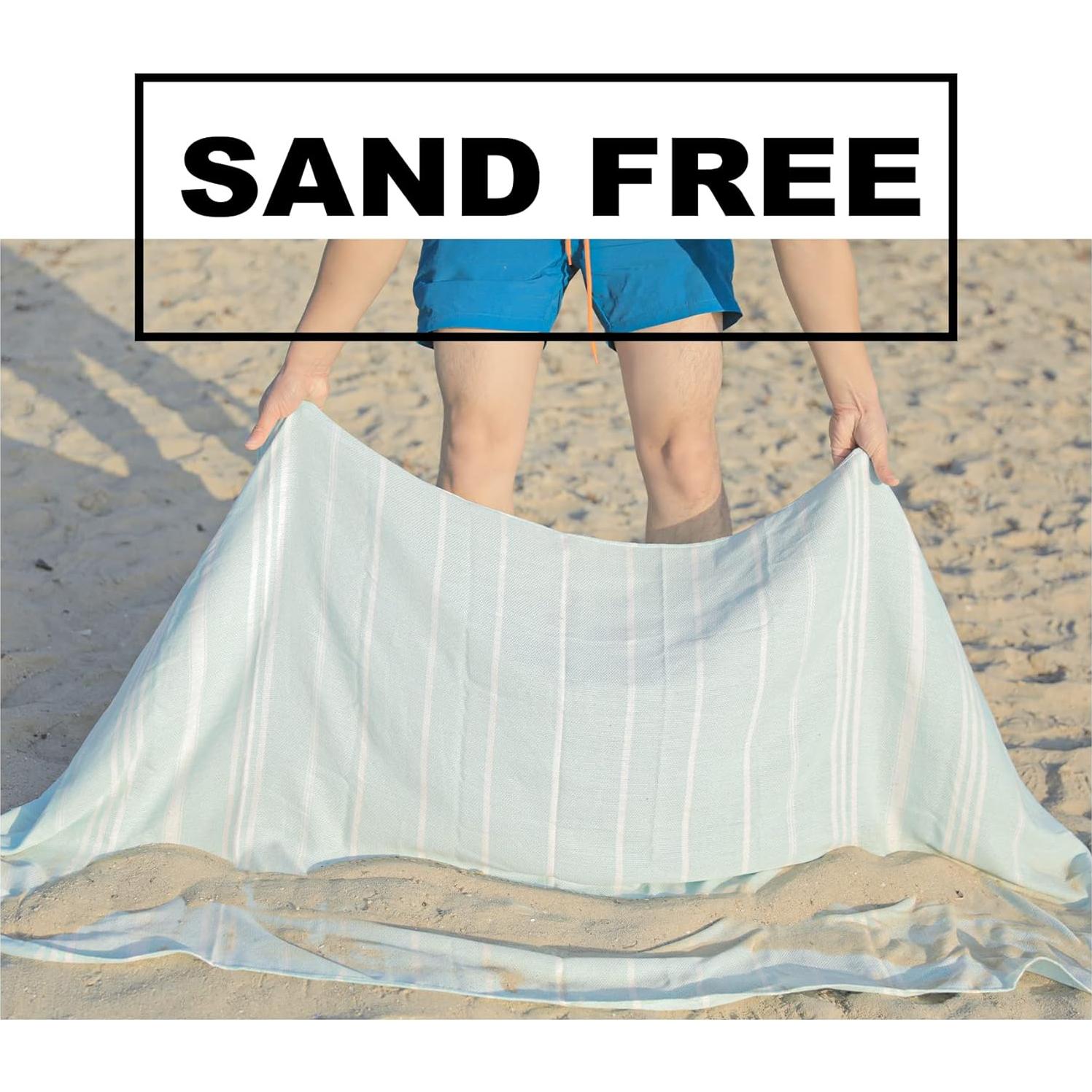 2 Toallas de Playa Antfuny Secado Rápido Libre de Arena 182x91cm