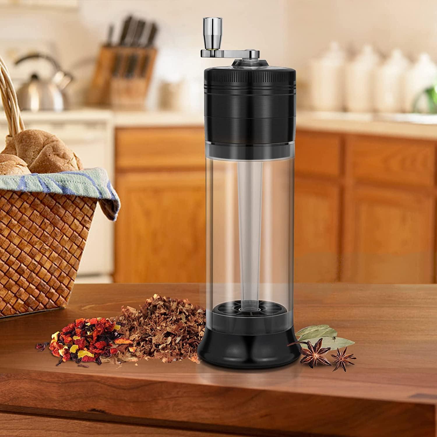 Molino de Especias 3 en 1 PLAMAKER Negro - Molienda y Almacenamiento