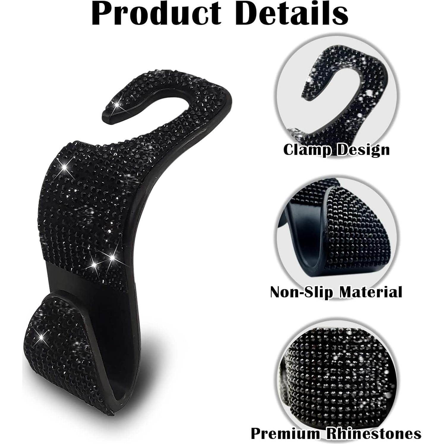 Ganchos para Asiento de Coche OSIFIT - 2 Piezas Antideslizantes