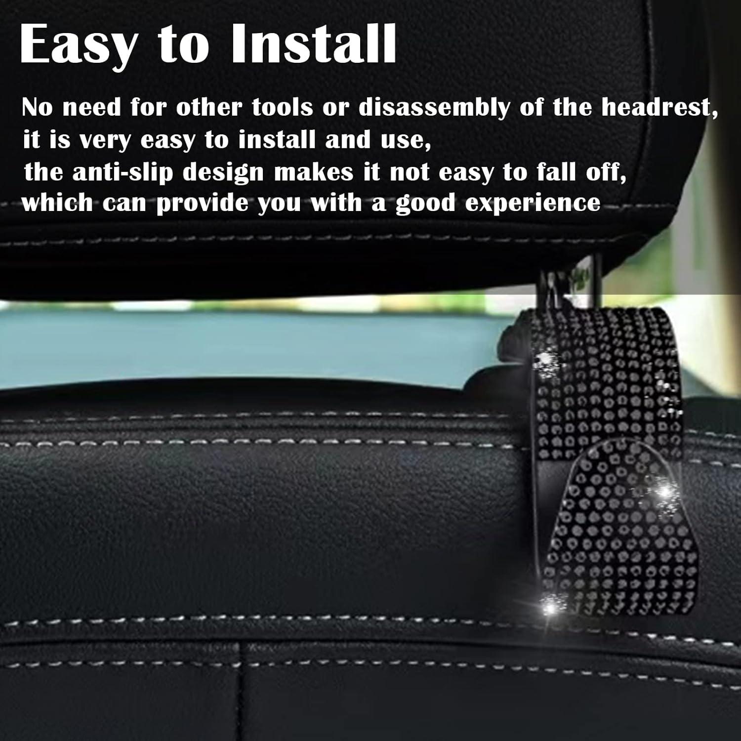 Ganchos para Asiento de Coche OSIFIT - 2 Piezas Antideslizantes