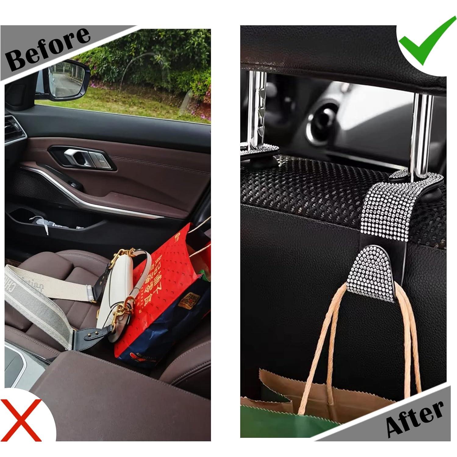 Ganchos para Asiento de Coche OSIFIT - 2 Piezas Antideslizantes