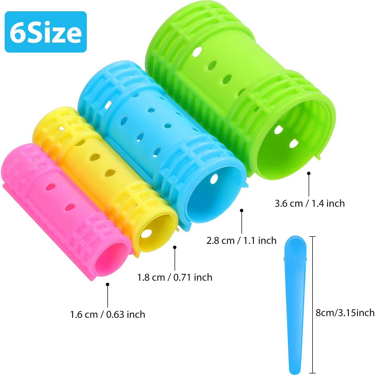 Juego de 65 Rulos Magnéticos WILLBOND para Cabello - 4 Tamaños