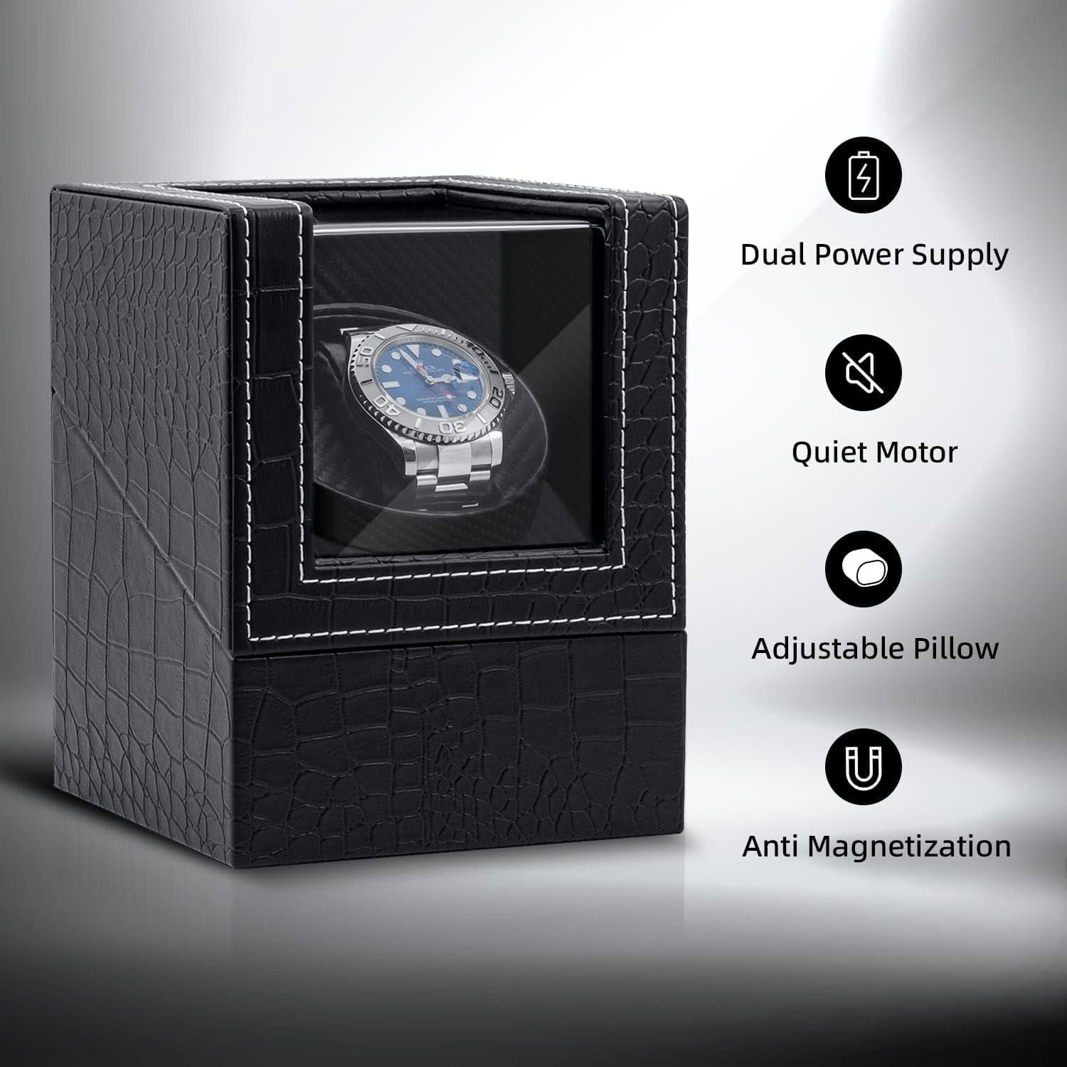 Caja de Carga Automática Mcbazel para Relojes Automáticos - Negro