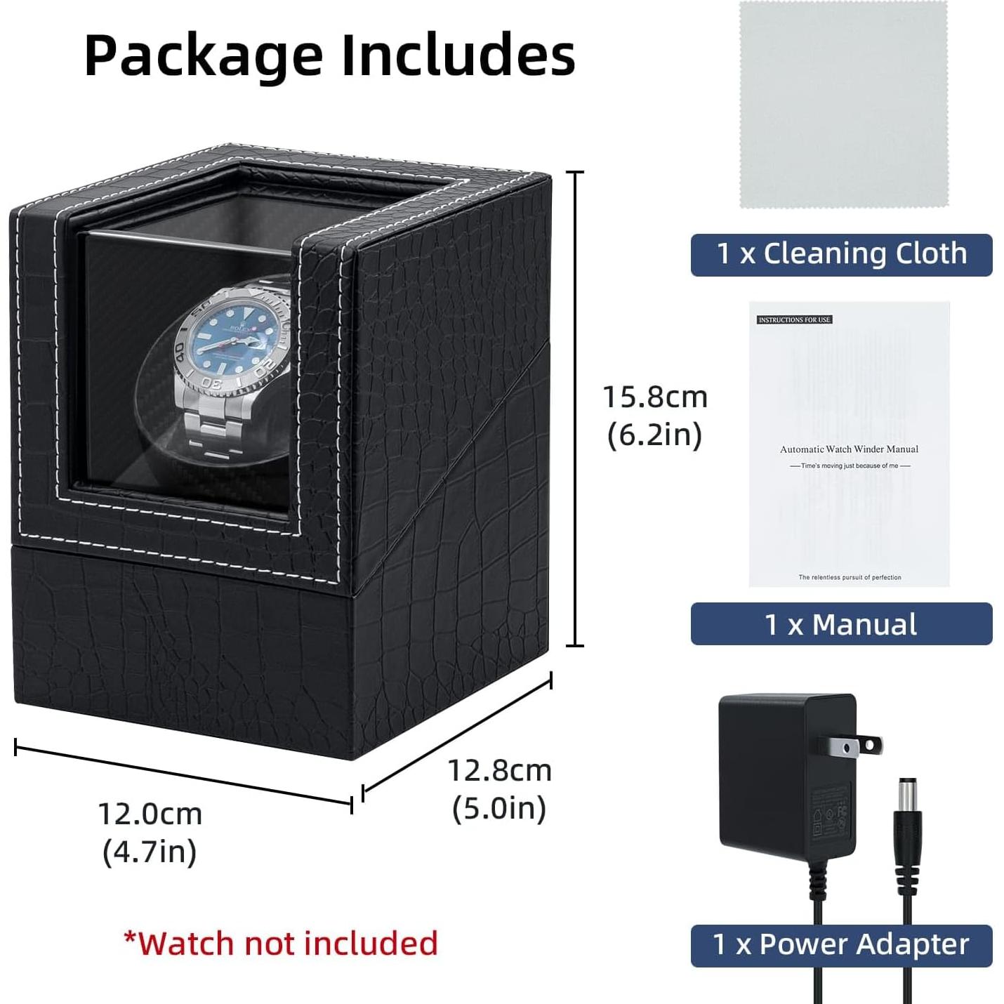 Caja de Carga Automática Mcbazel para Relojes Automáticos - Negro