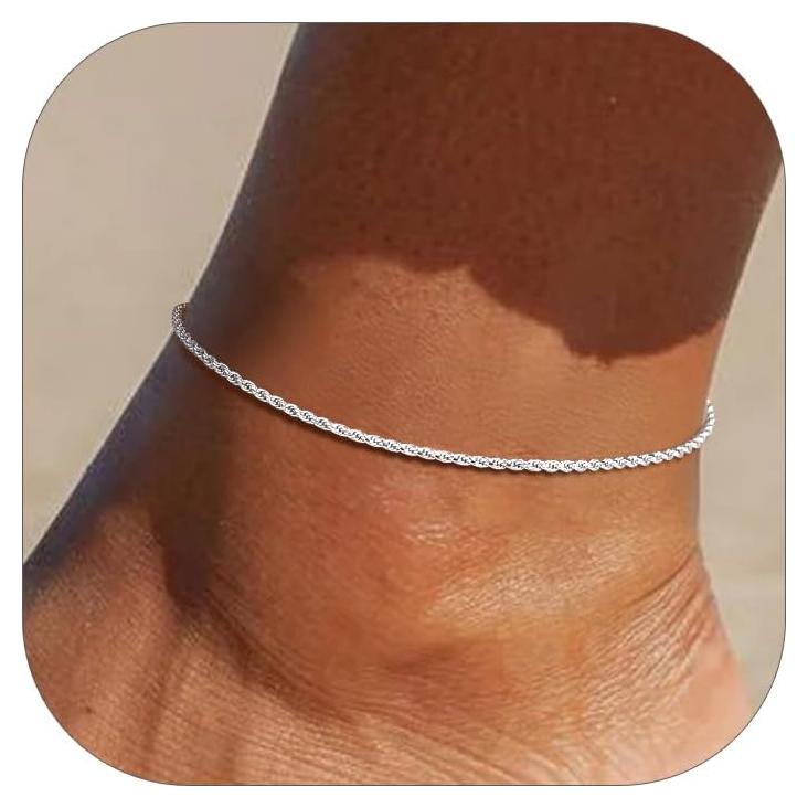 Pulsera de Tobillo ChicSilver de Plata Esterlina 925 para Mujeres