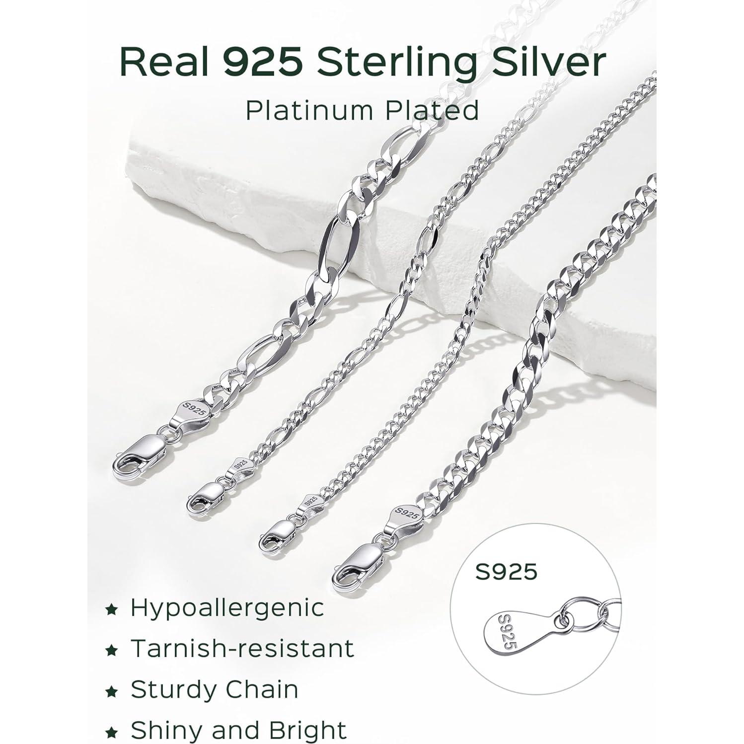 Pulsera de Tobillo ChicSilver de Plata Esterlina 925 para Mujeres