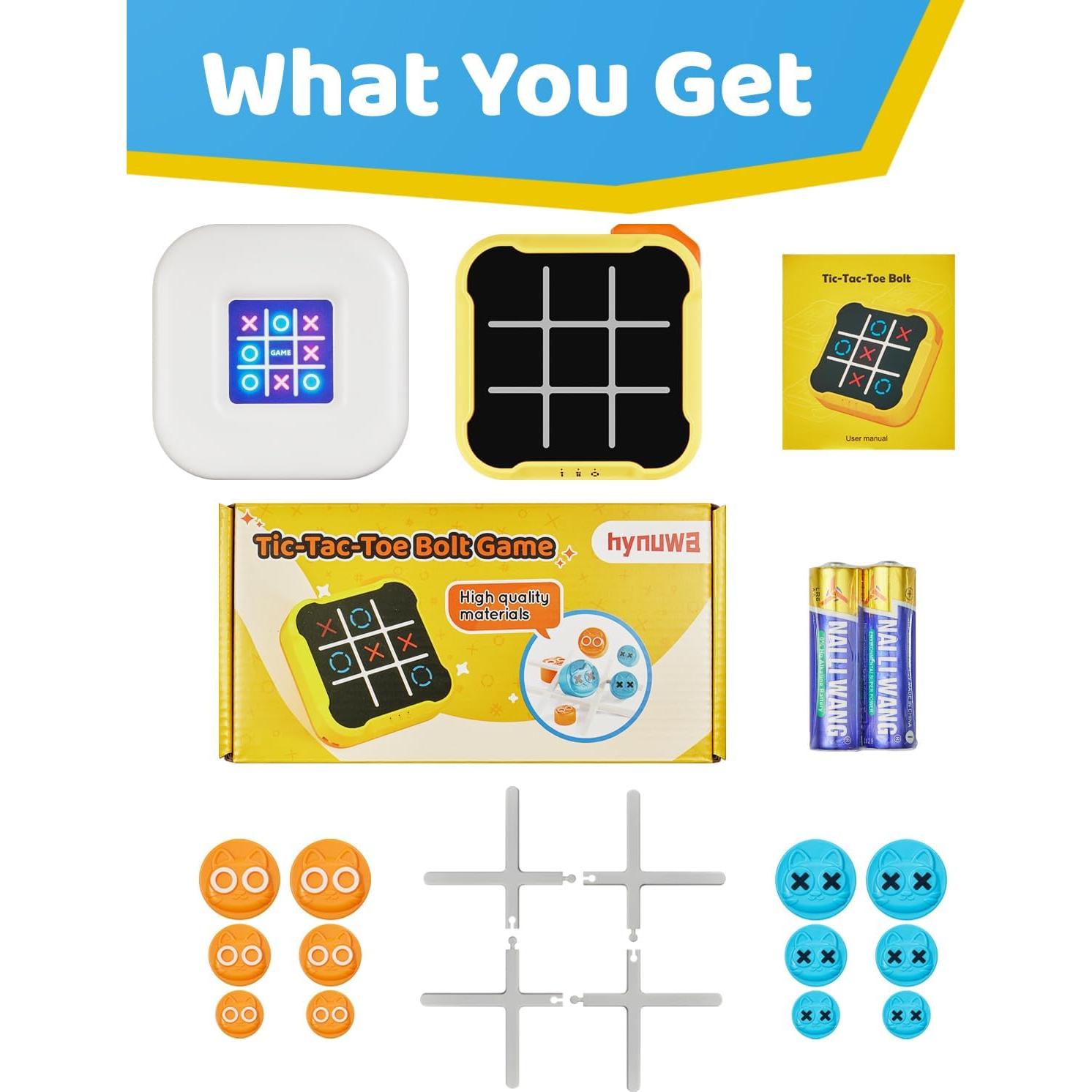 Juego Electrónico Portátil Hynuwa 4 en 1 para Niños y Adultos