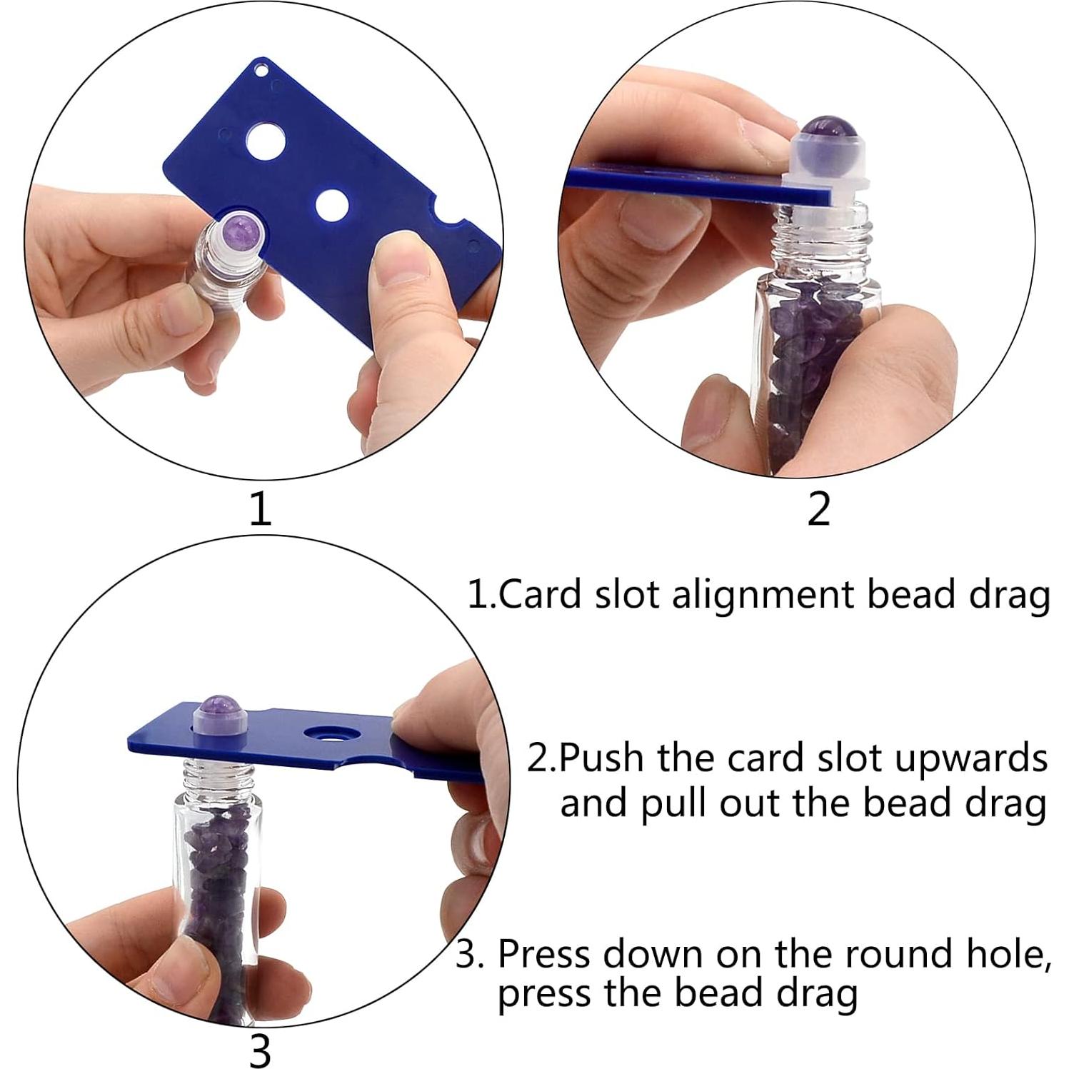 Botellas de Rodillo de Aceite Esencial 10ml Fengshuisale con Estuche
