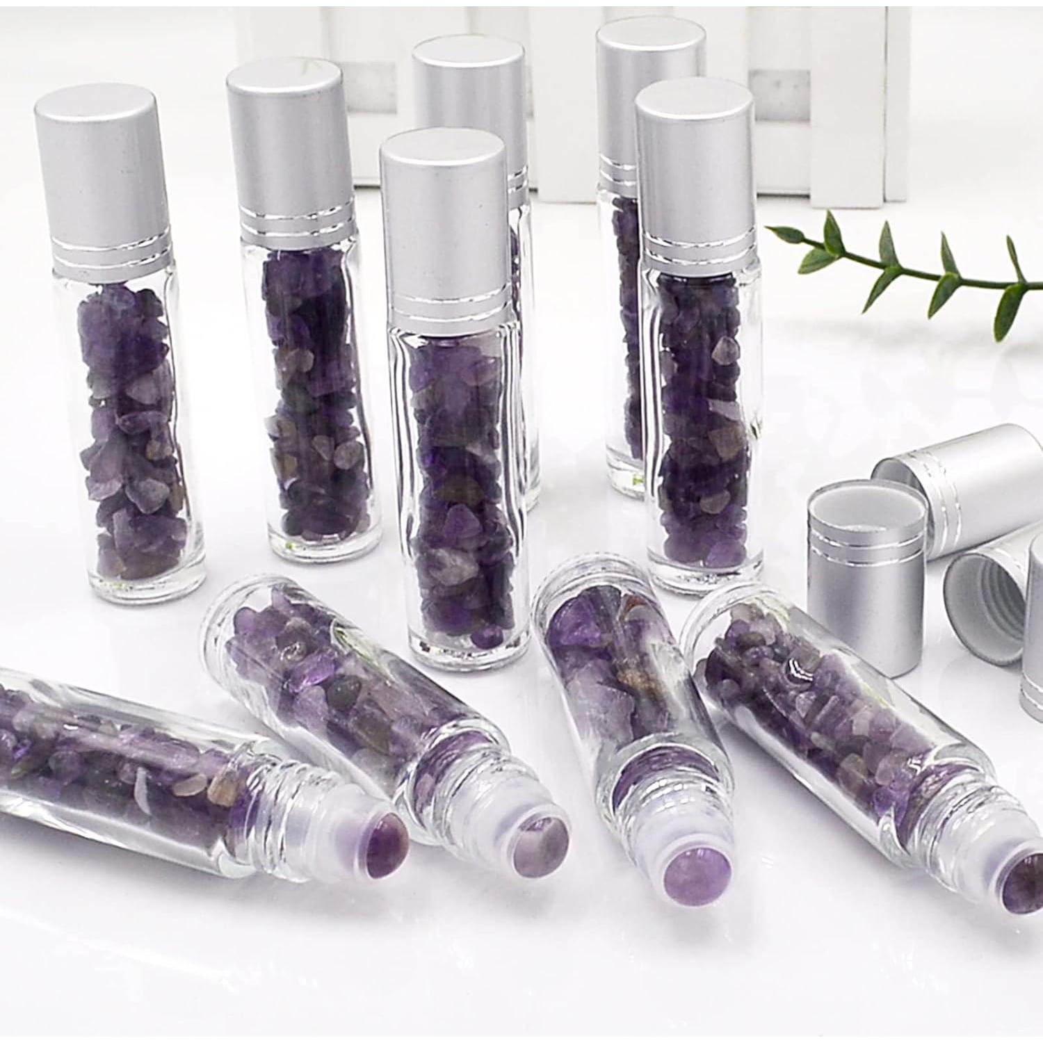 Botellas de Rodillo de Aceite Esencial 10ml Fengshuisale con Estuche