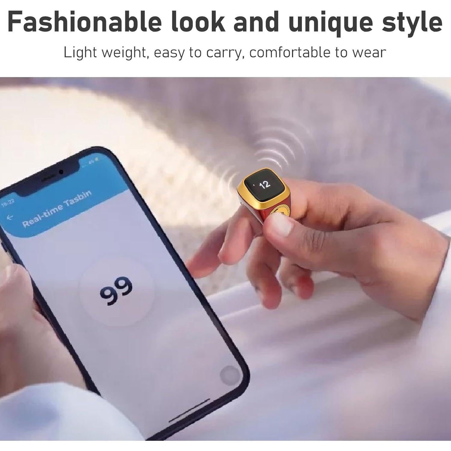 Contador de Dedo Portátil Diyeeni con Pantalla 12.7mm y Batería