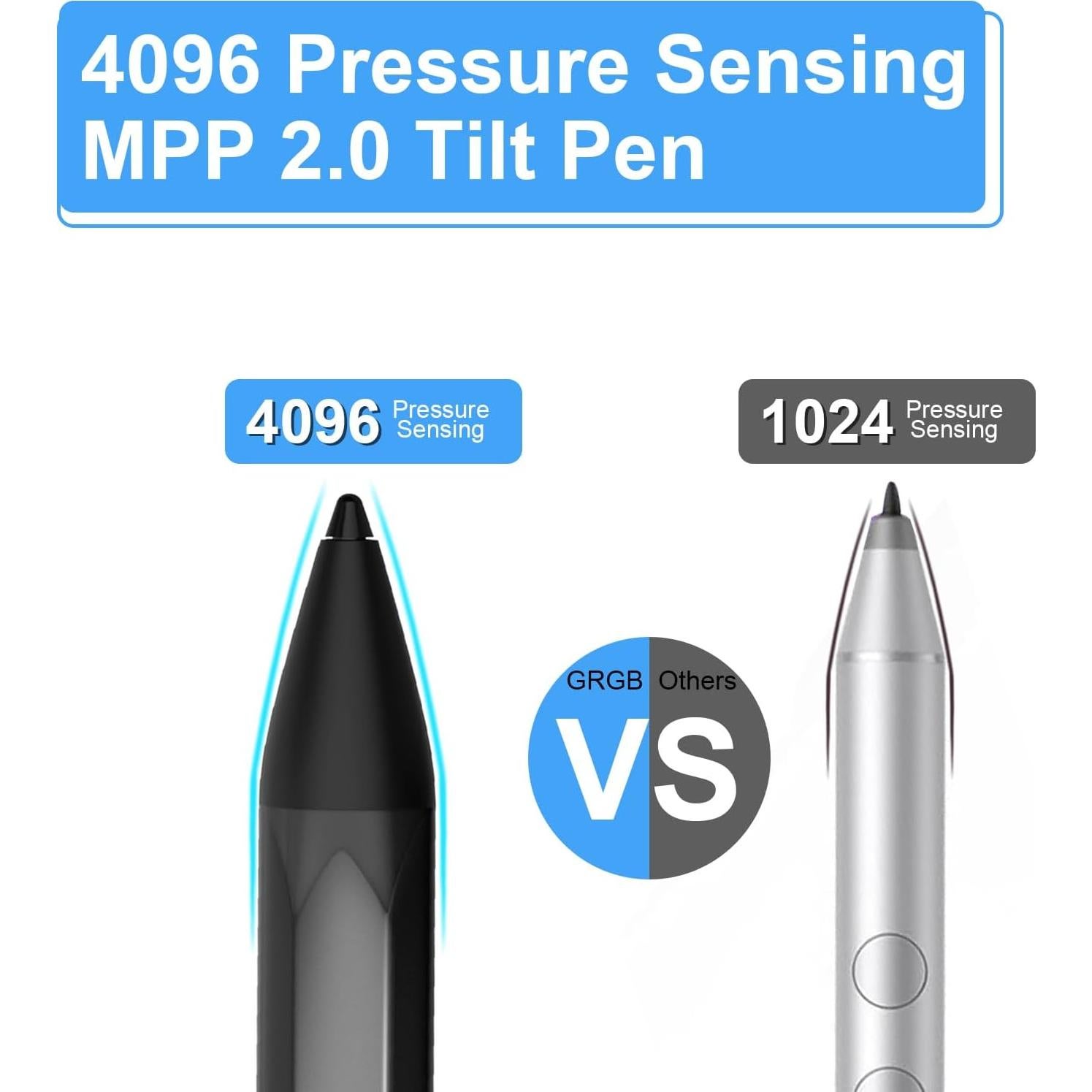 Lápiz Stylus Activo MPP 2.0 para HP Envy x360 Negro