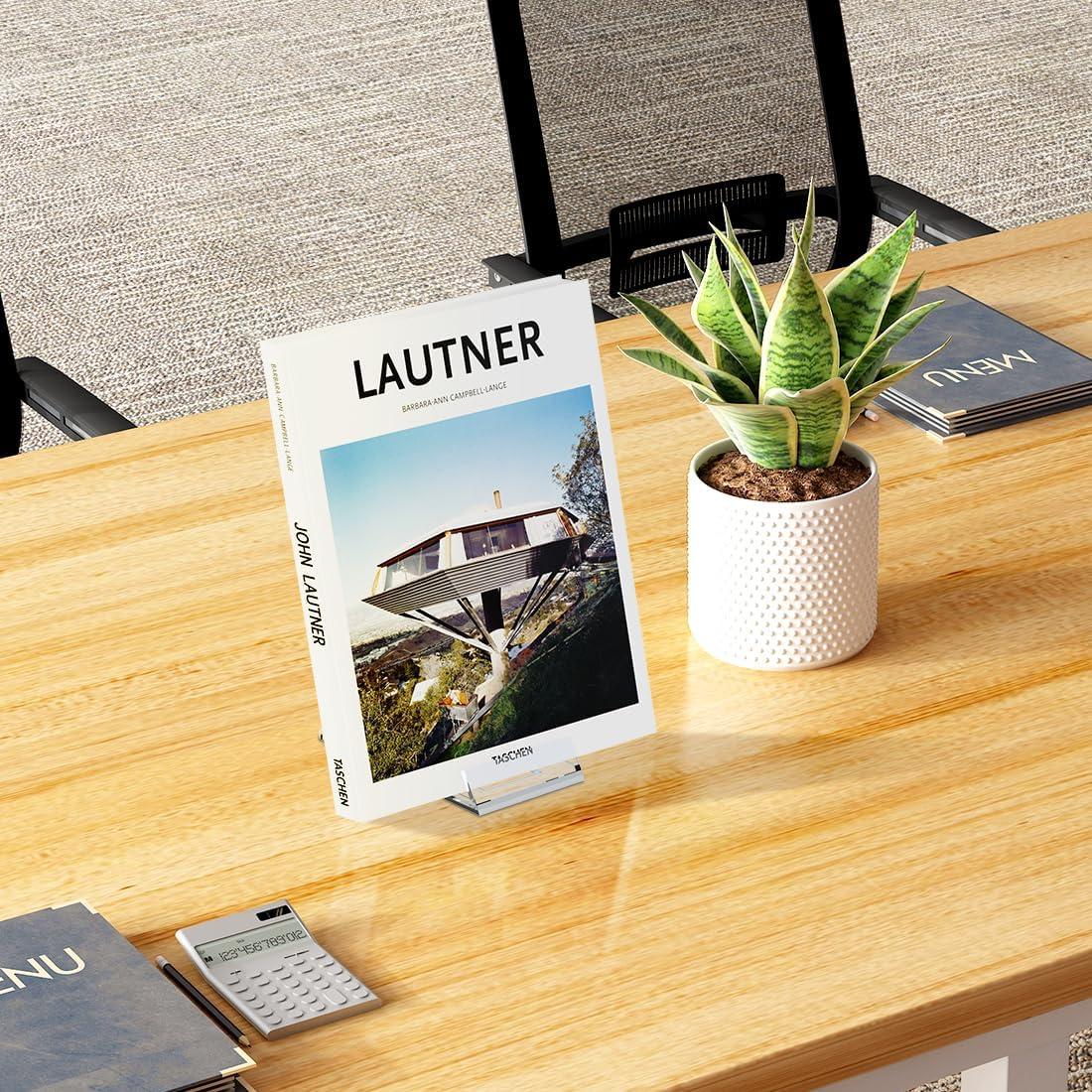 Soporte Acrílico para Libros PPH-Sisy - 8 Pcs, Ajustable