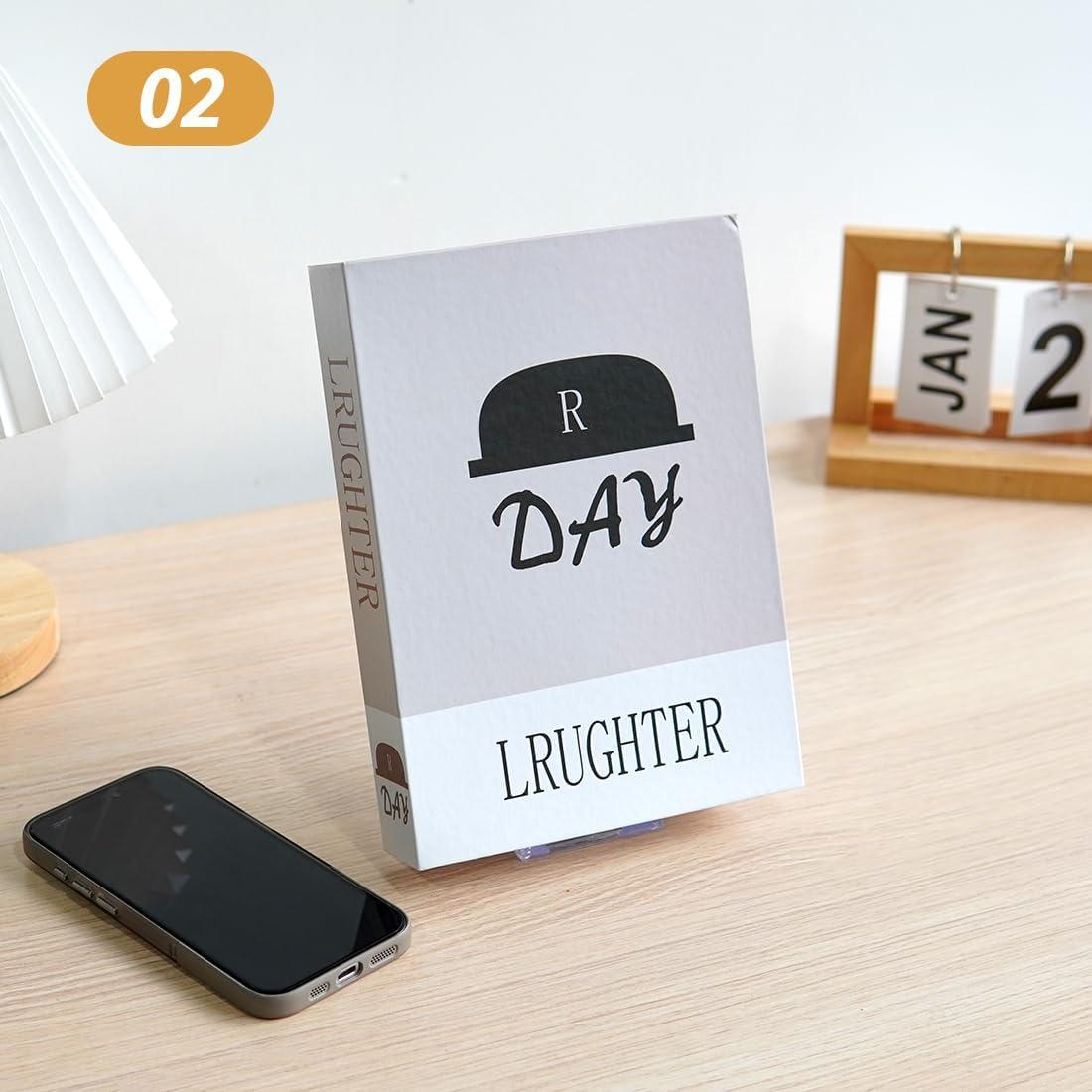 Soporte Acrílico para Libros PPH-Sisy - 8 Pcs, Ajustable