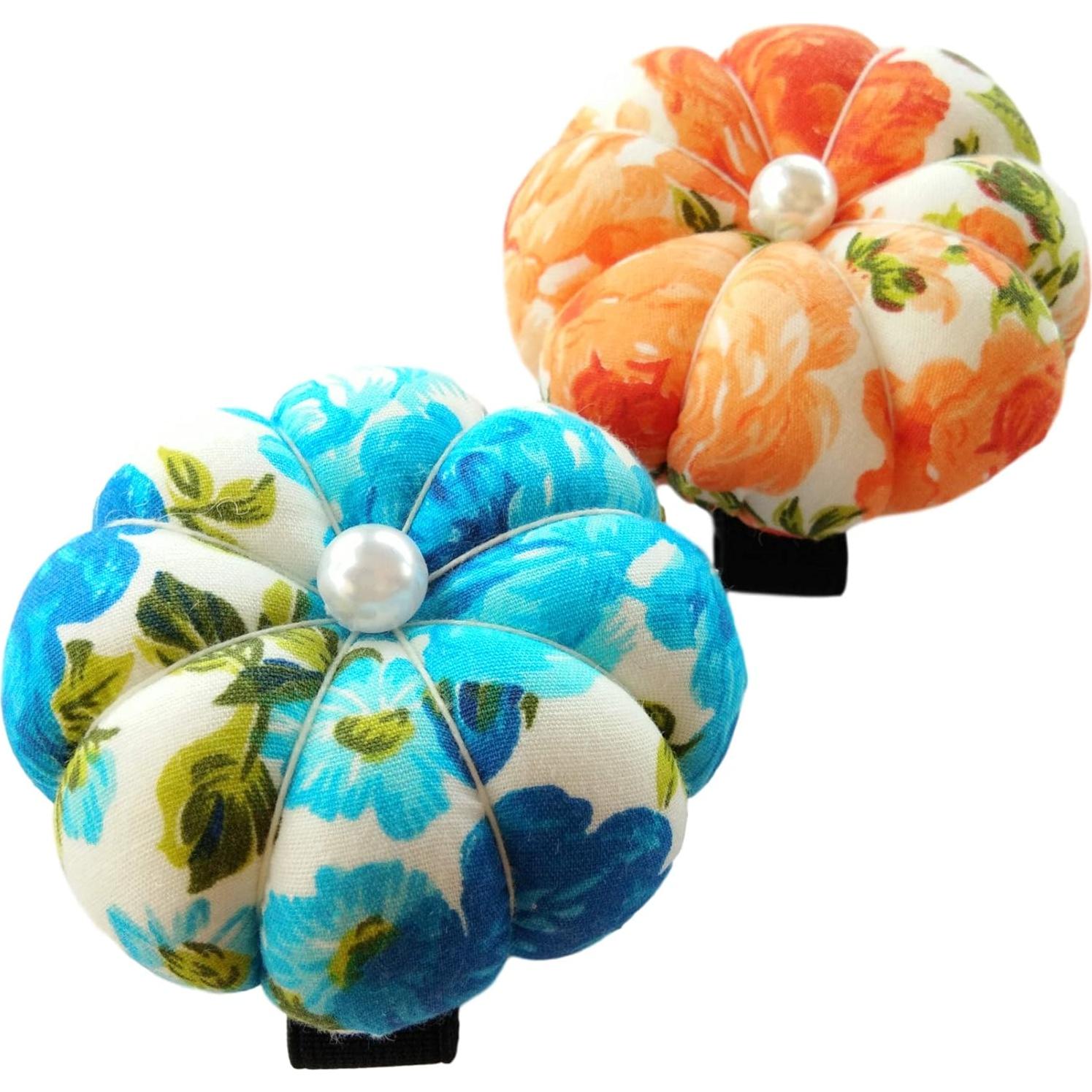 Almohadillas de Agujas CUSHYSTORE 2 Piezas Floral Ajustables