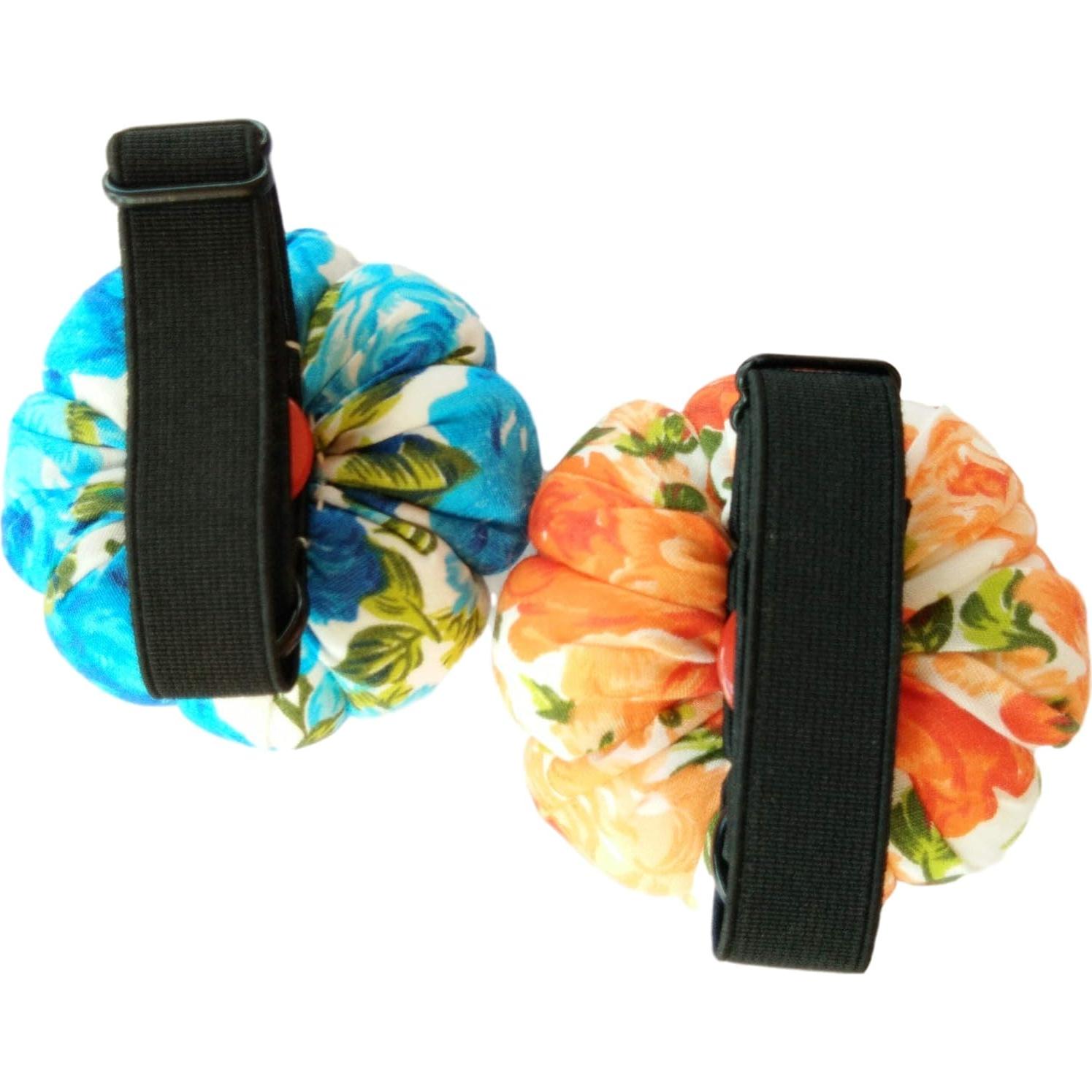 Almohadillas de Agujas CUSHYSTORE 2 Piezas Floral Ajustables