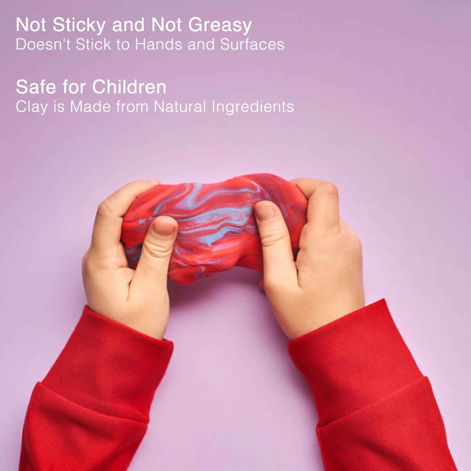 Arcilla Secada al Aire FlyFlag - 100 Colores, 0.98 kg