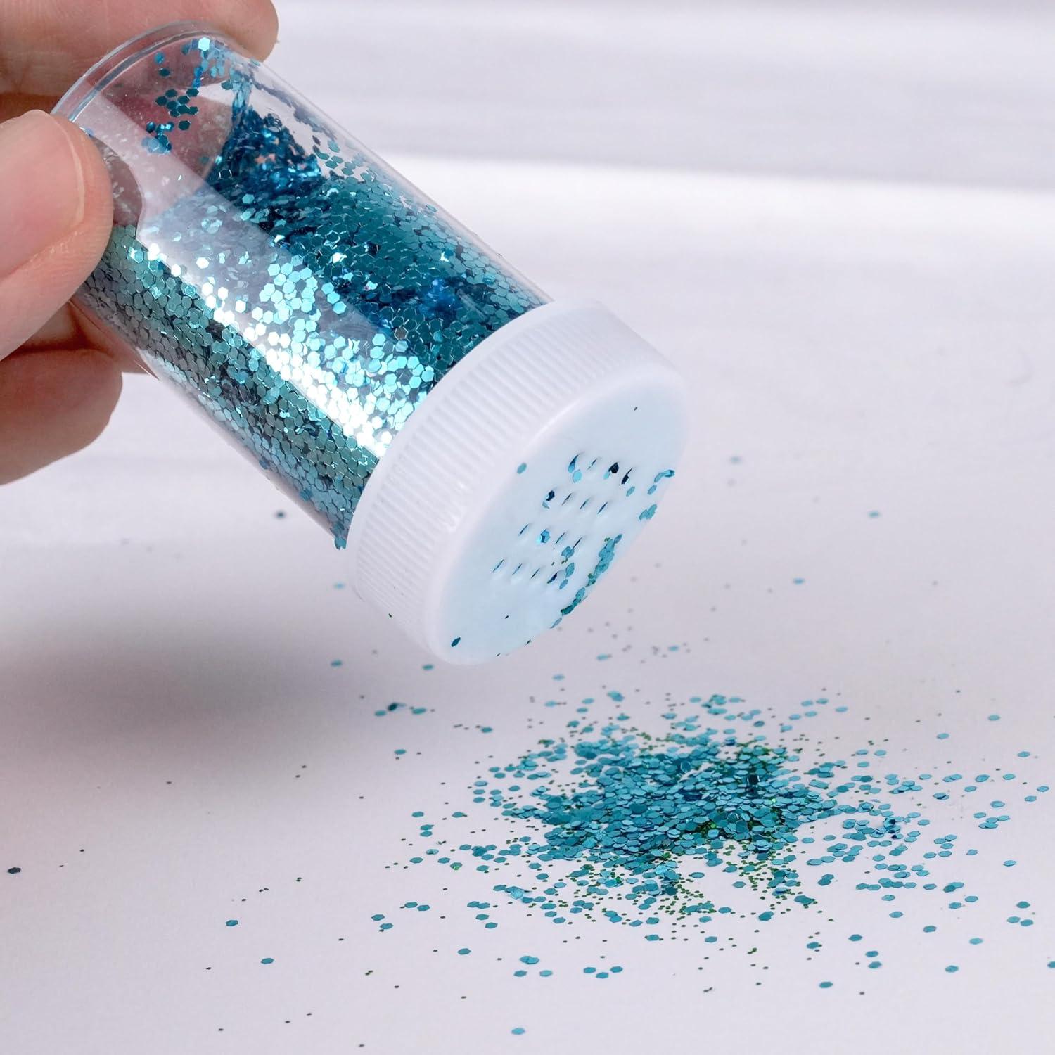 Purpurina Gruesa Craft And Party - 18 Tarros Colores Asortidos