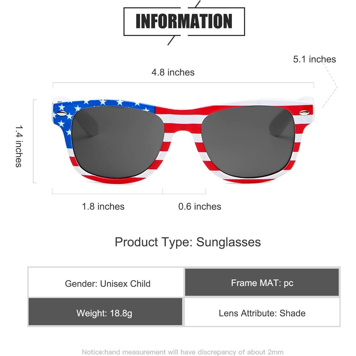 Gafas de sol para niños DOOVID en forma de corazón UV 3-10 años