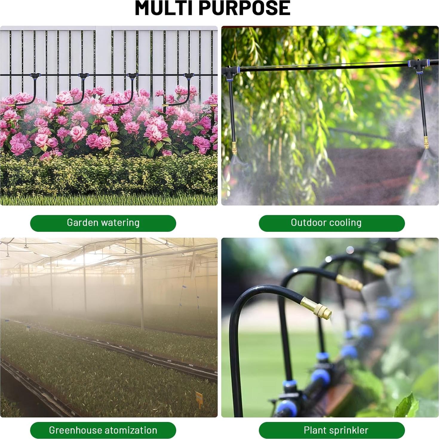 Sistema de Riego por Goteo Ajustable 20FT Thiswing - 5 Boquillas