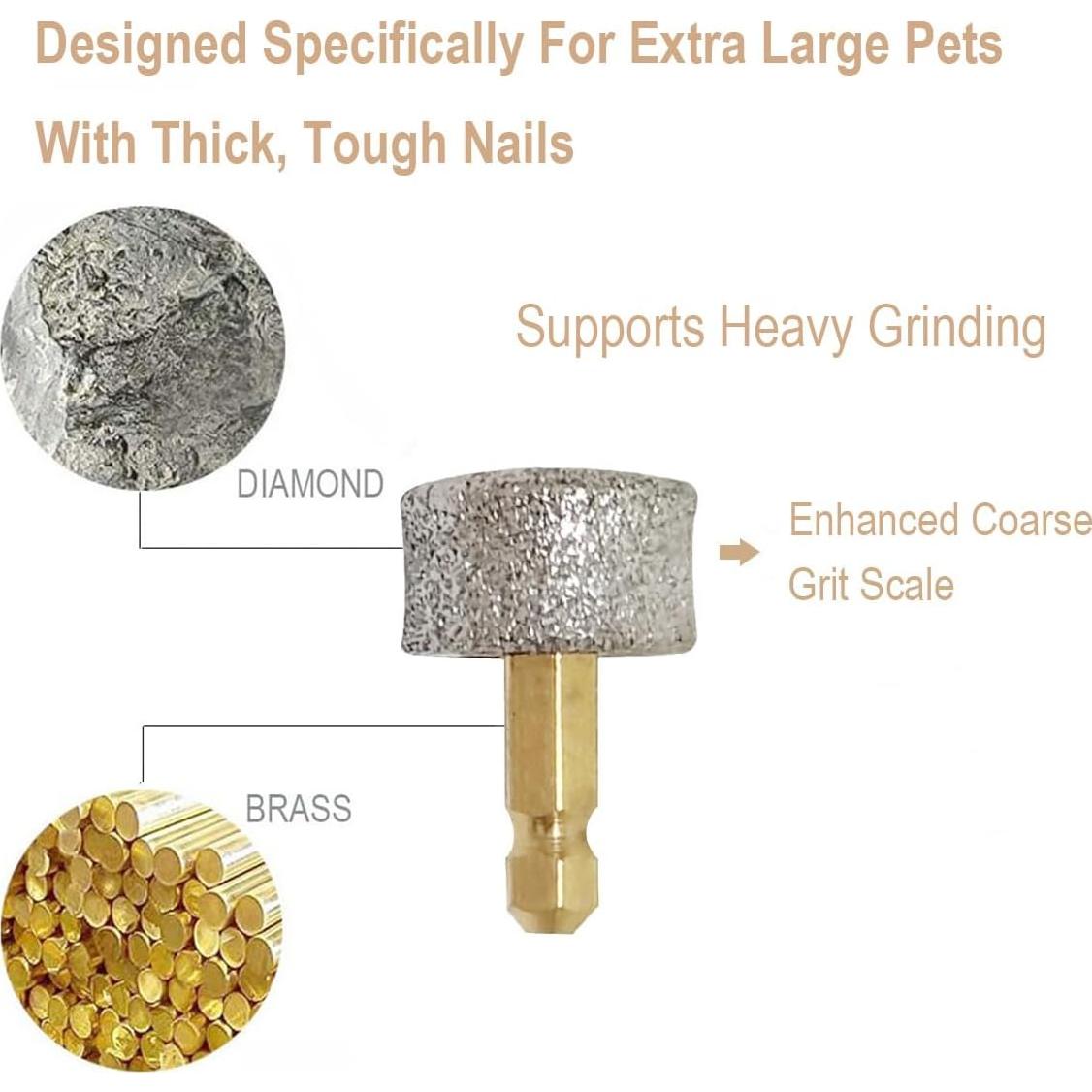 Cabezas de Reemplazo para Molinillo de Uñas OVATAVO - Para Perros Grandes