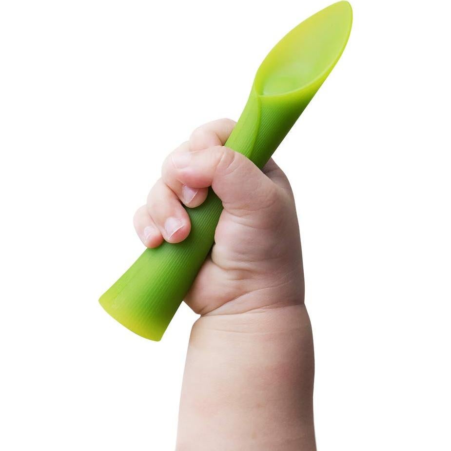 Set de Alimentación Avanzado Olababy 2 Piezas Silicona Kiwi