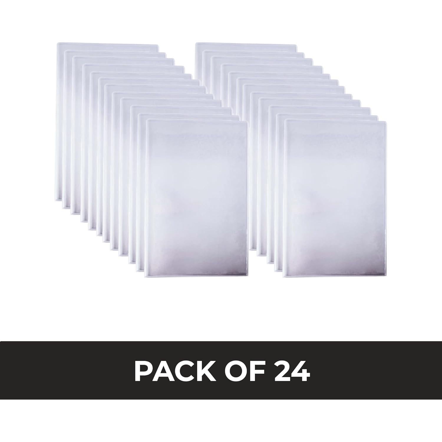 Cubierta de Menú Vinilo Transparente Risch 14x21 cm Paquete 24