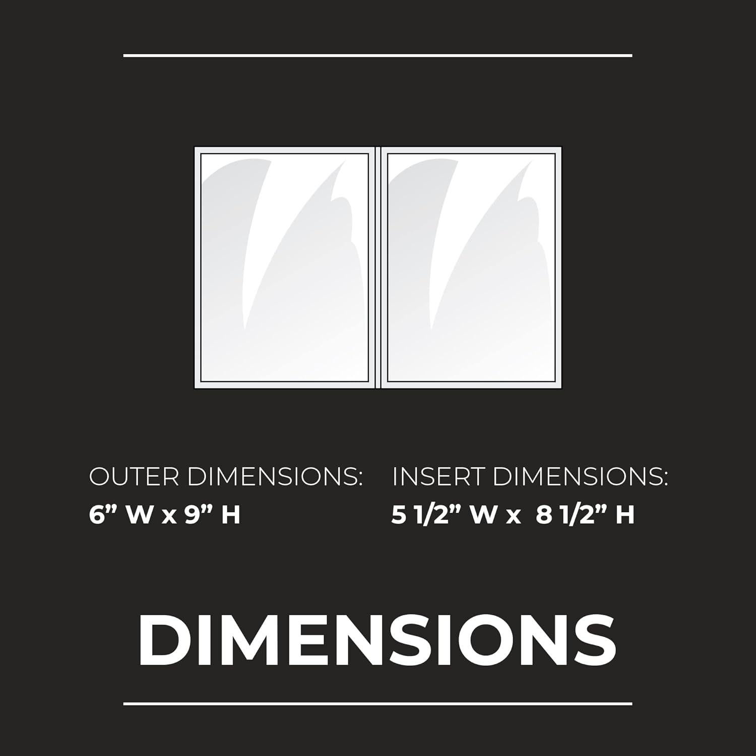 Cubierta de Menú Vinilo Transparente Risch 14x21 cm Paquete 24