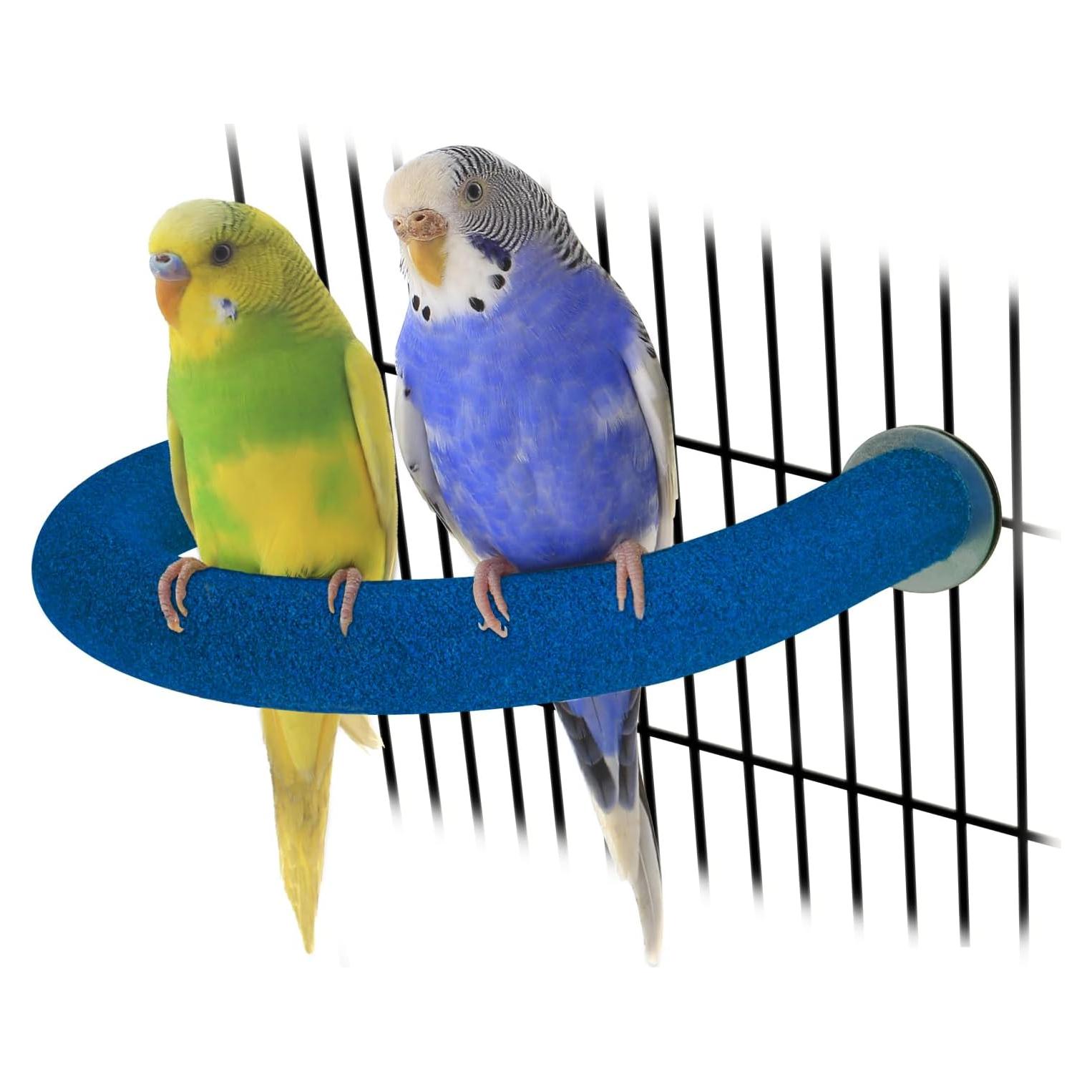 Percha para Loro Rypet 12x16cm Arena Cuarzo Superficie Rugosa