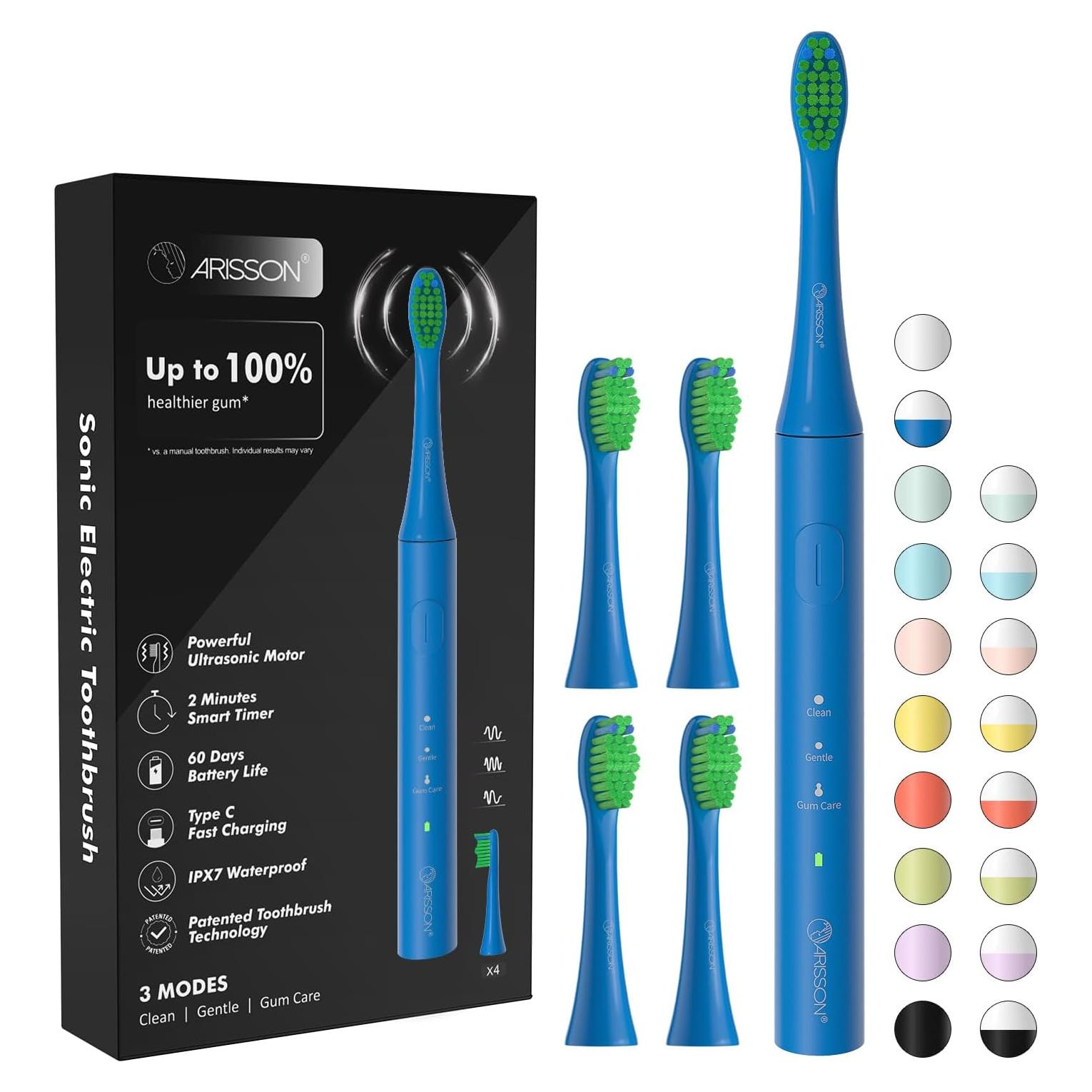 Cepillo de dientes eléctrico ARISSON A3 Sonic 40,000 VPM Azul