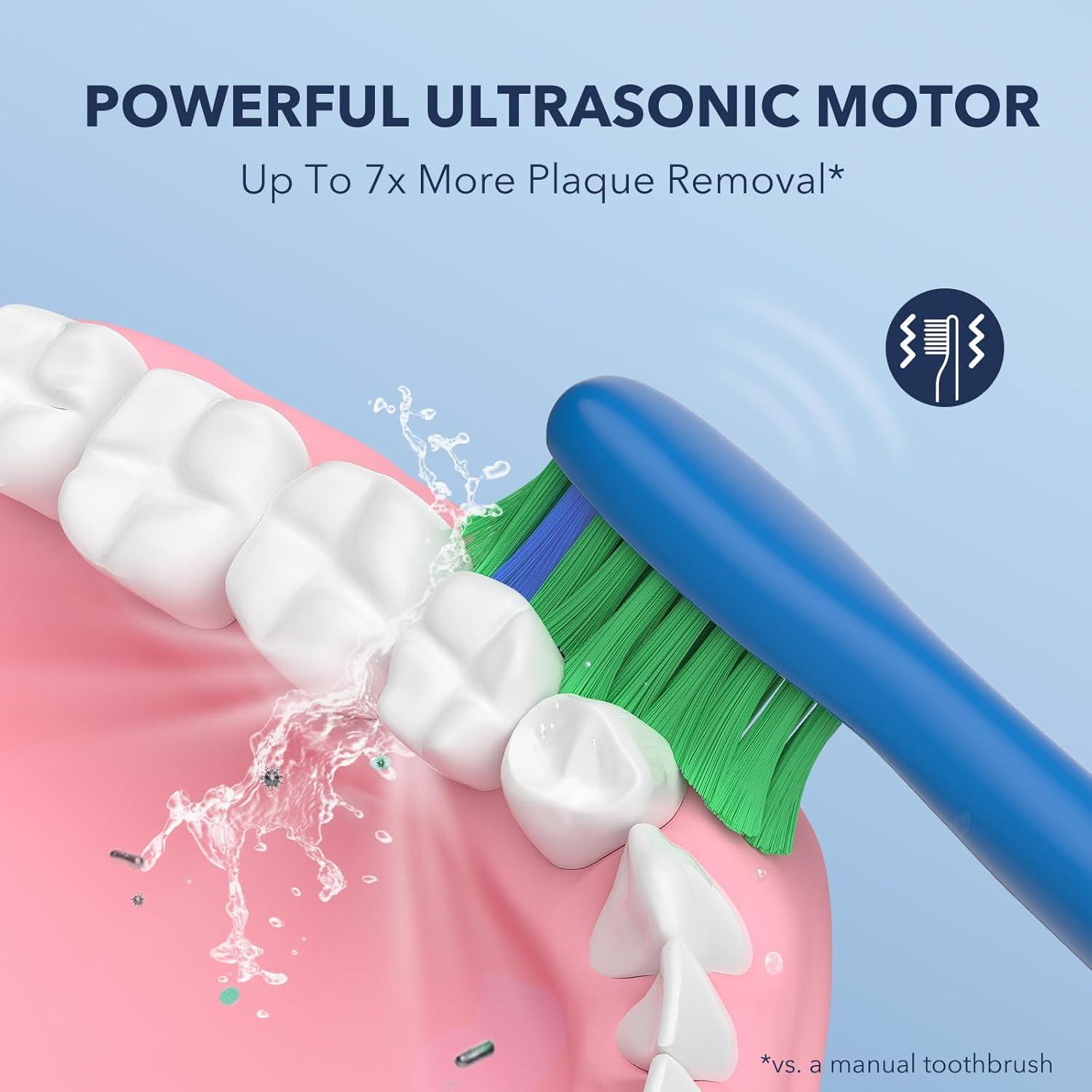 Cepillo de dientes eléctrico ARISSON A3 Sonic 40,000 VPM Azul