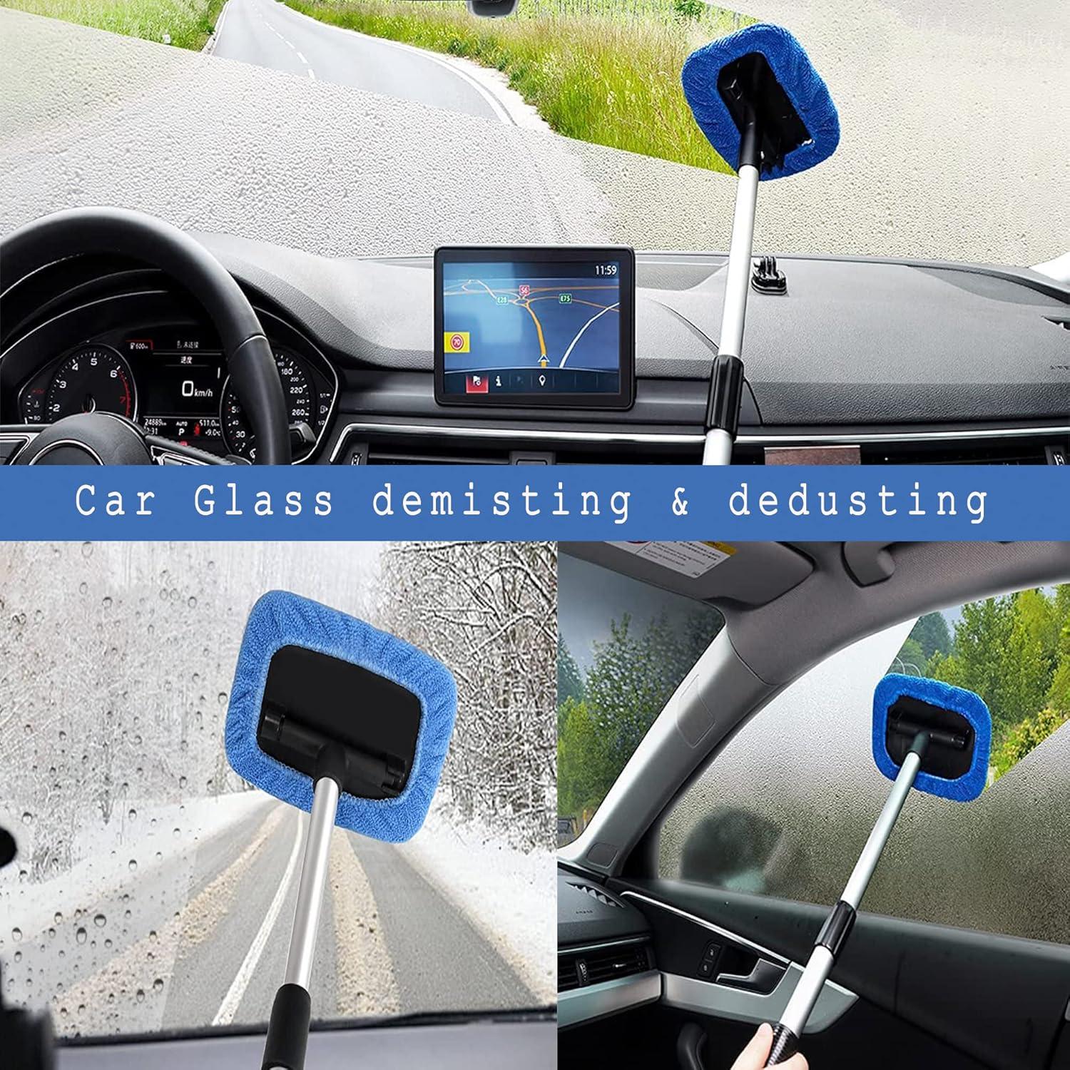 ASAHEL Kit de Limpieza de Parabrisas con Mango Extensible