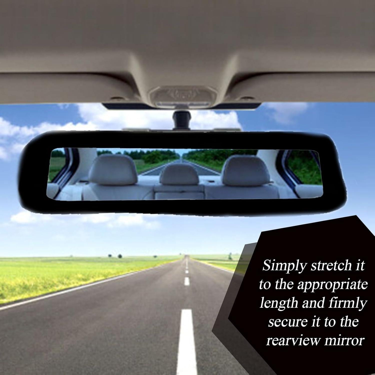 Juego de 8 Piezas de Accesorios de Coche LUOYOYY Negro